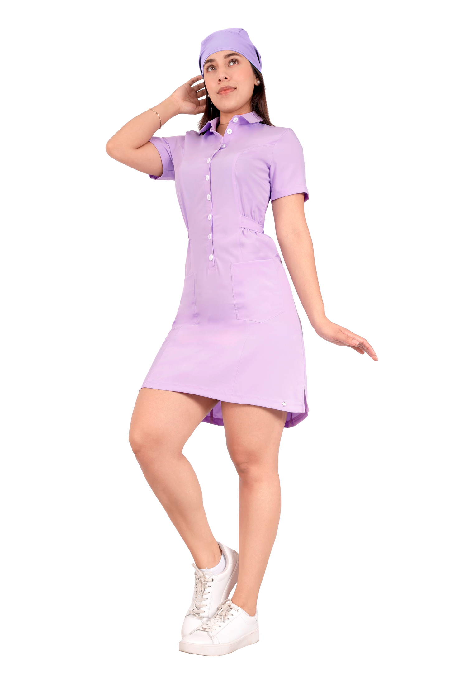Vestido Quirúrgico Violeta Claro