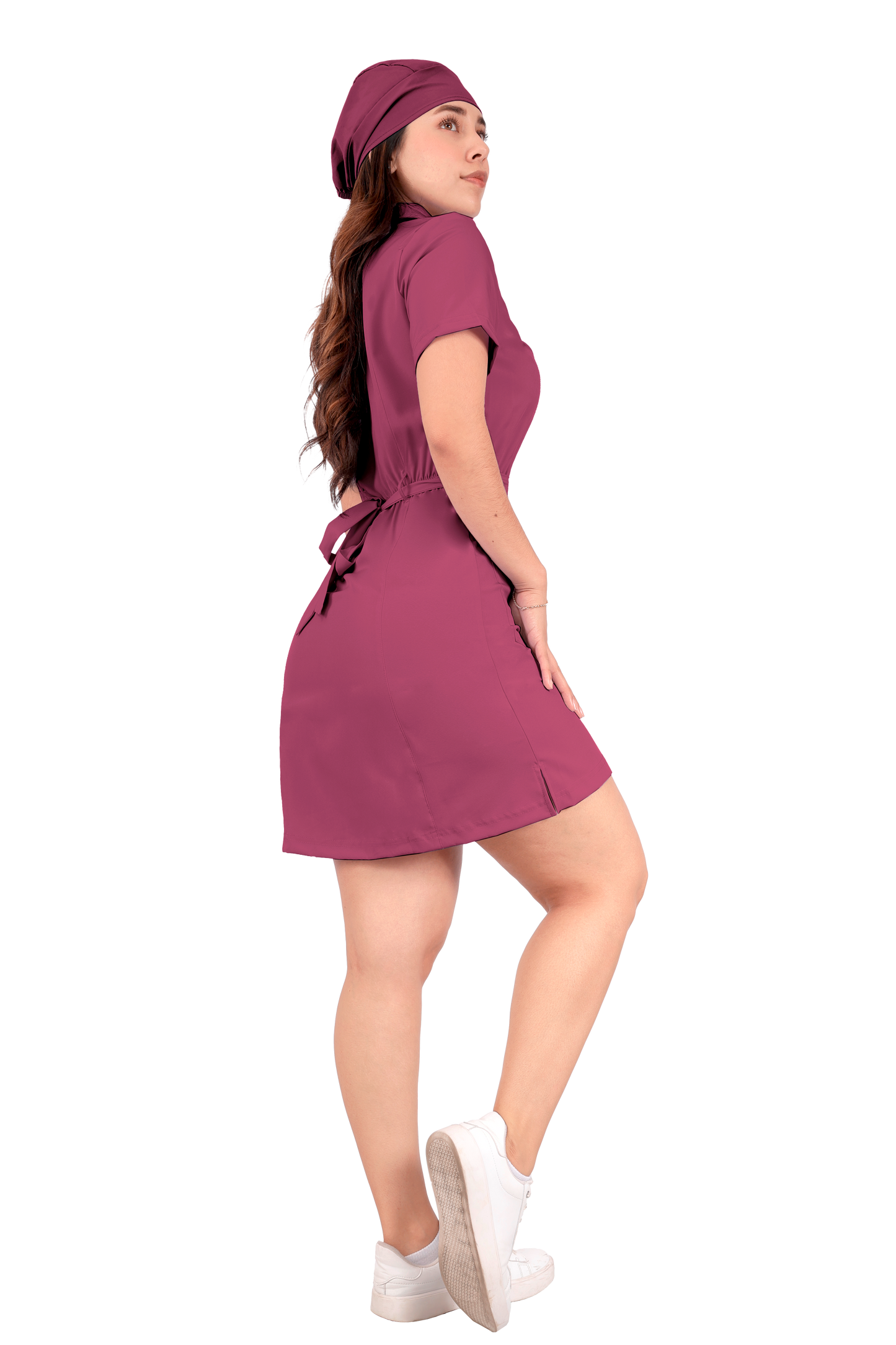 Vestido Quirúrgico Magenta