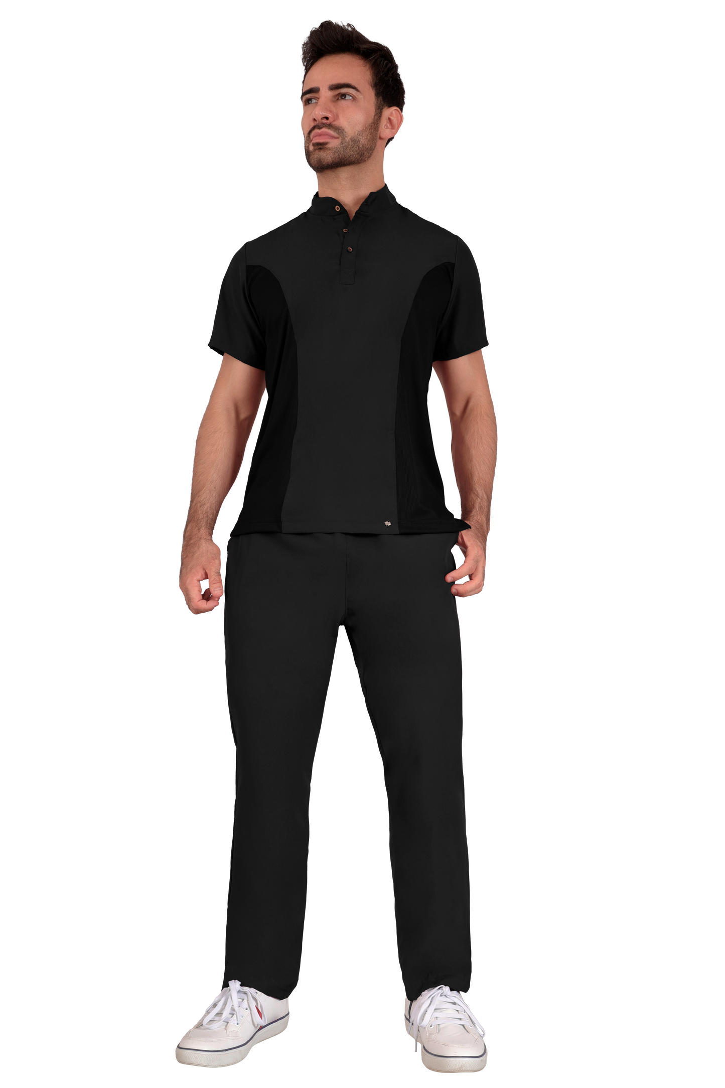 Conjunto Quirurgico Antifluidos corte Recto - Negro 6319-01