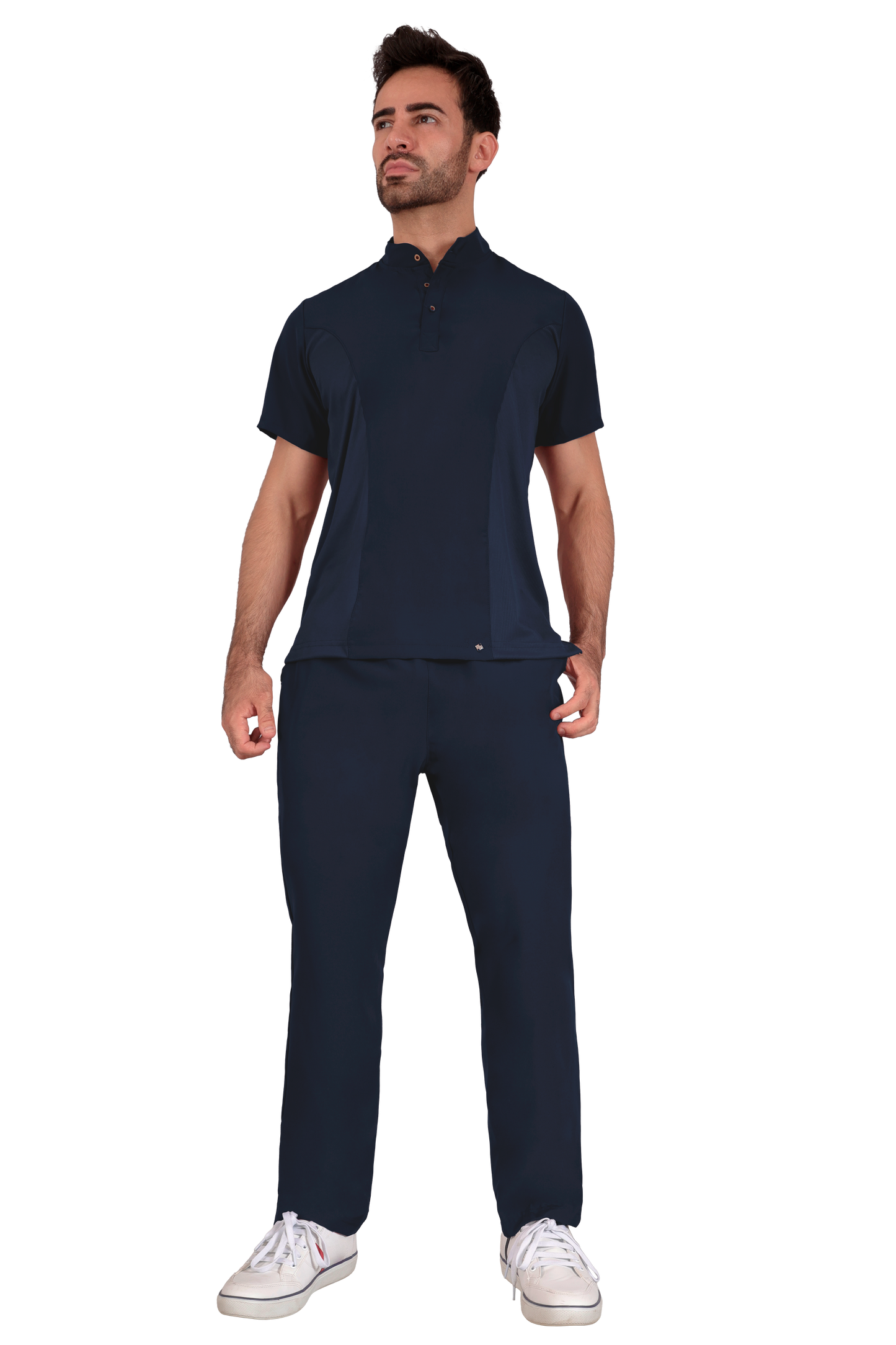Conjunto Quirurgico Antifluidos corte Recto - Azul Marino 6319-02