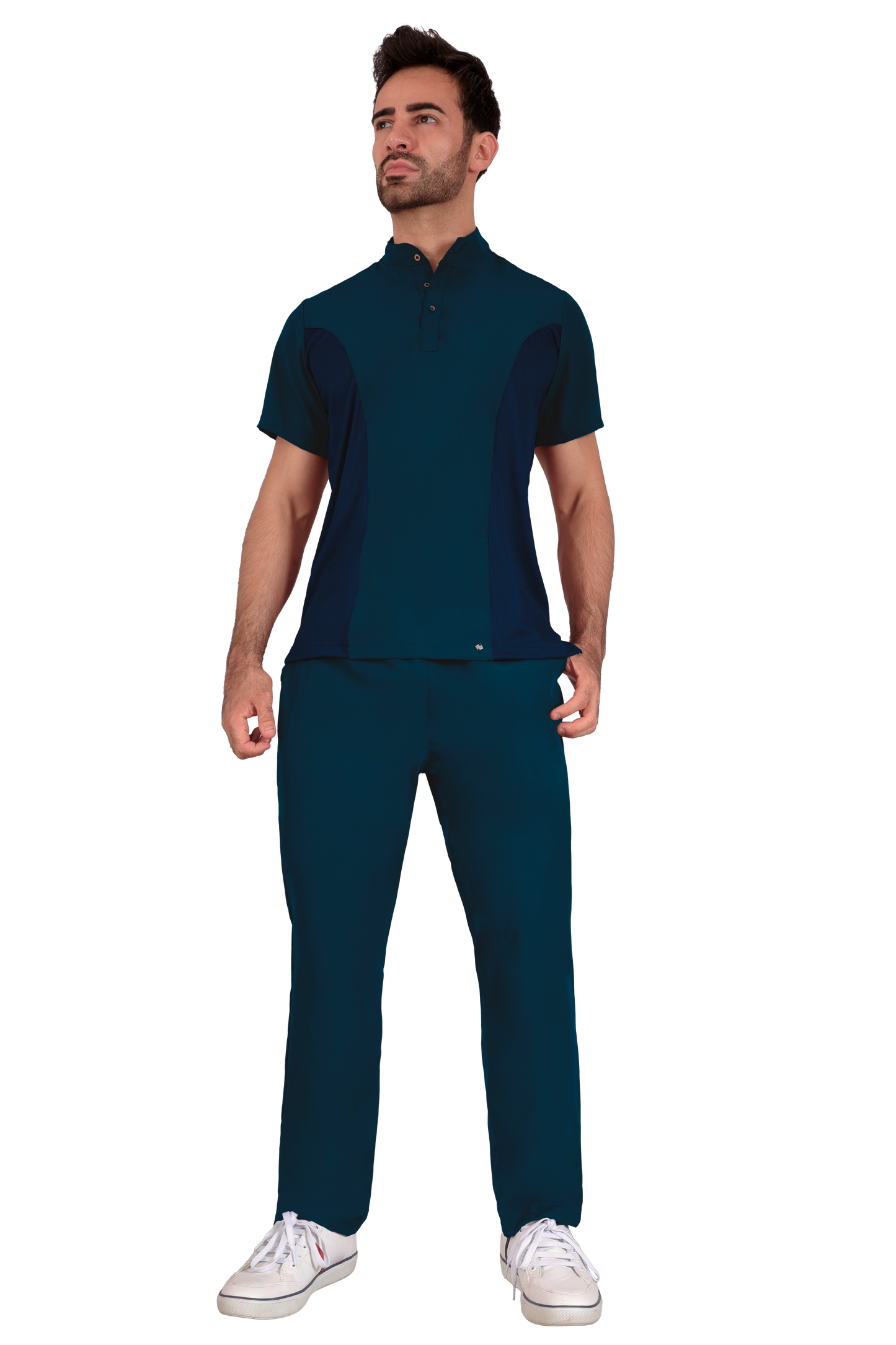 Conjunto Quirurgico Antifluidos corte Recto - Azul Petróleo 6319-03
