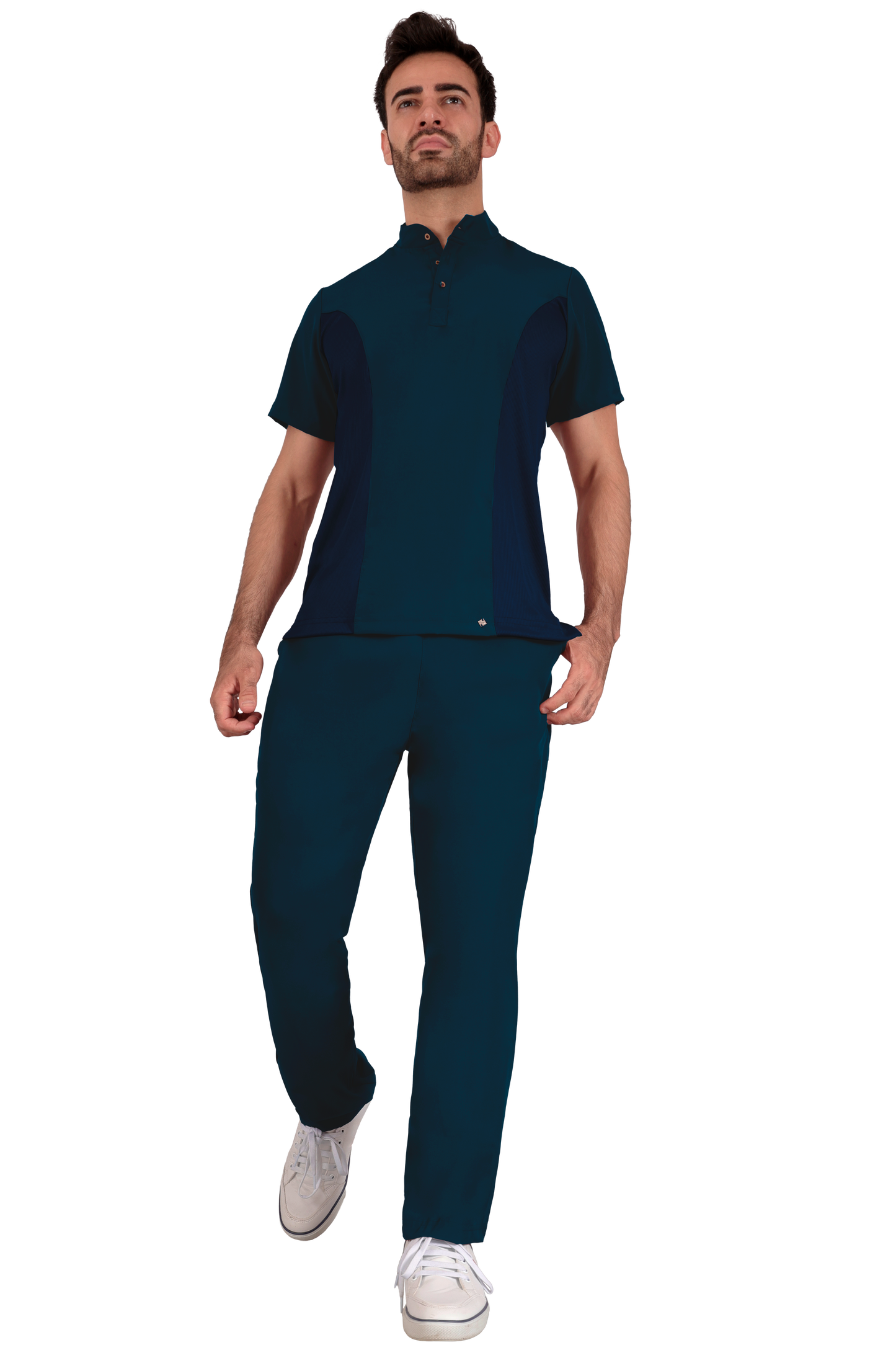 Conjunto Quirurgico Antifluidos corte Recto - Azul Petróleo 6319-03