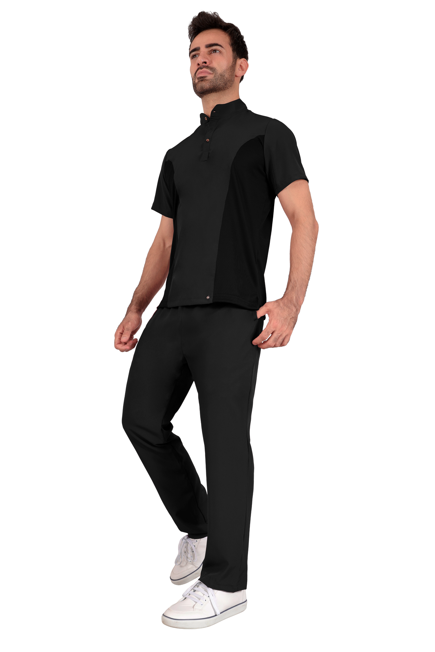 Conjunto Quirurgico Antifluidos corte Recto - Negro 6319-01