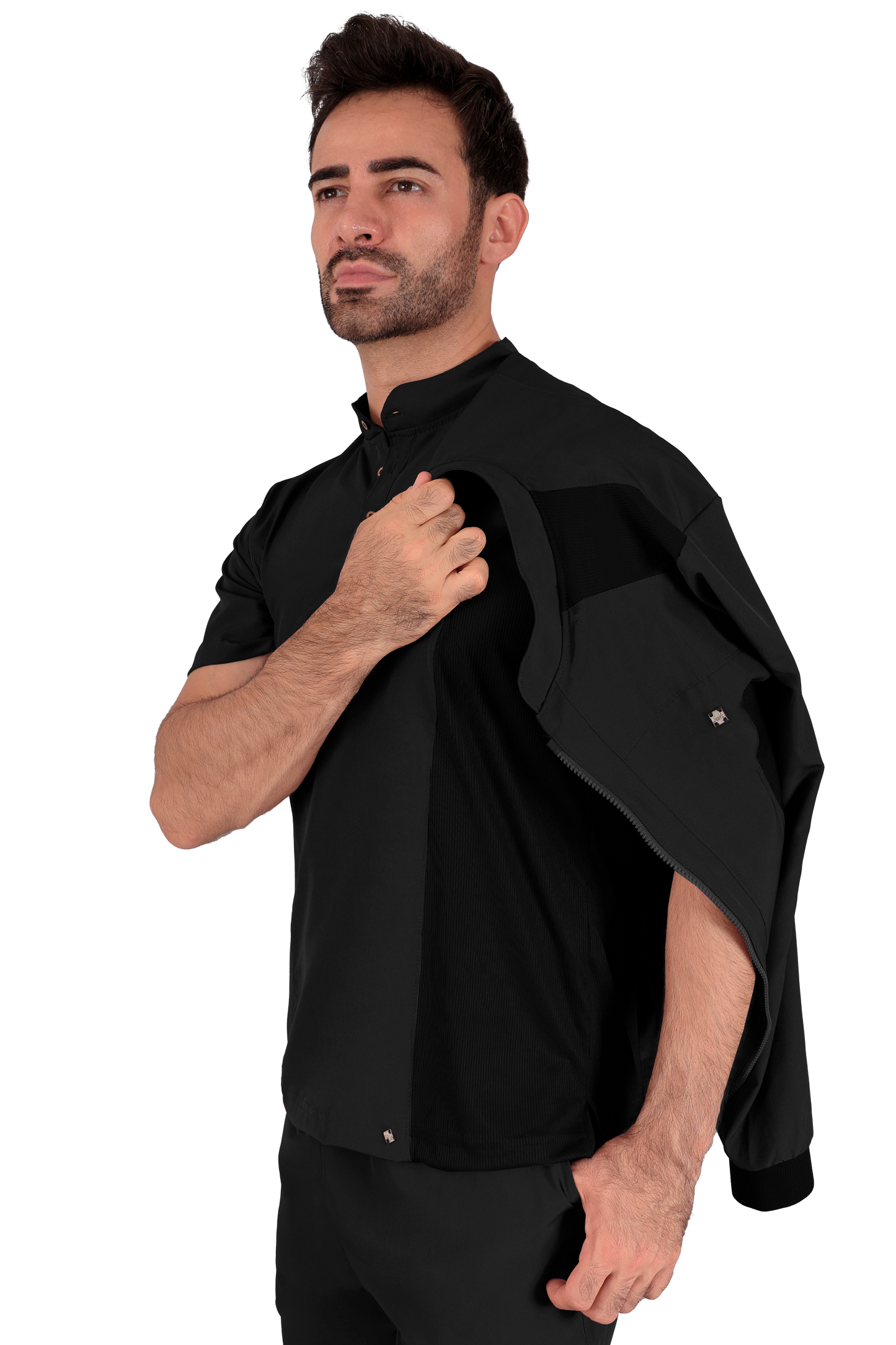 Conjunto Quirurgico Antifluidos corte Recto - Negro 6319-01