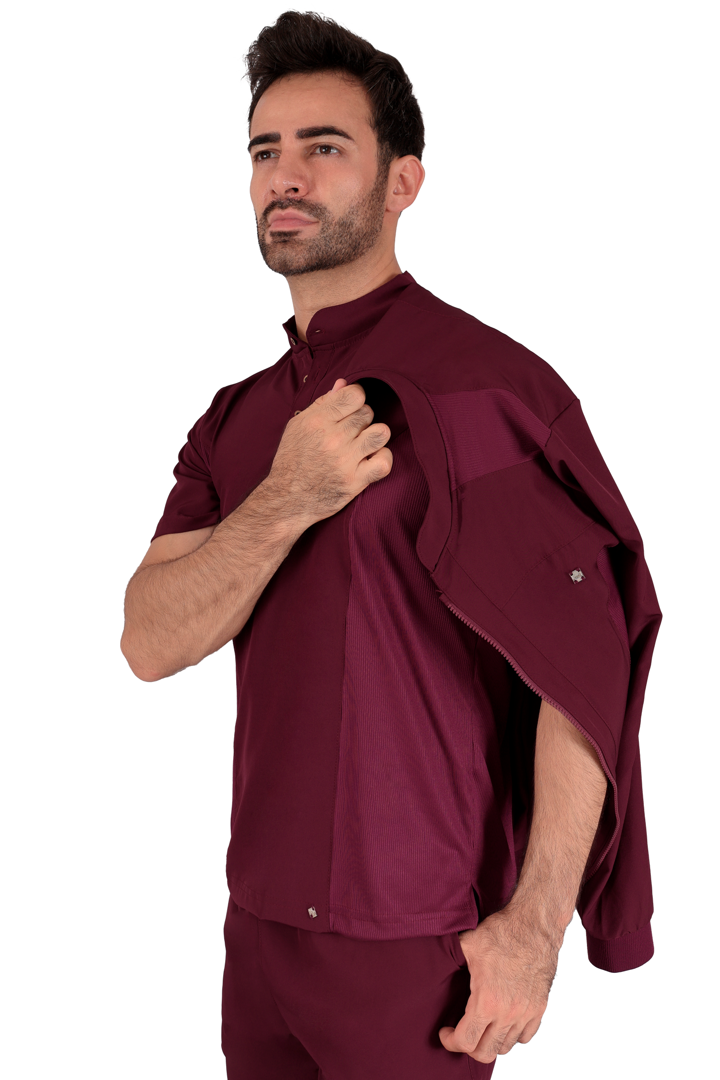 Conjunto Quirurgico Antifluidos corte Recto - Vino 6319-06