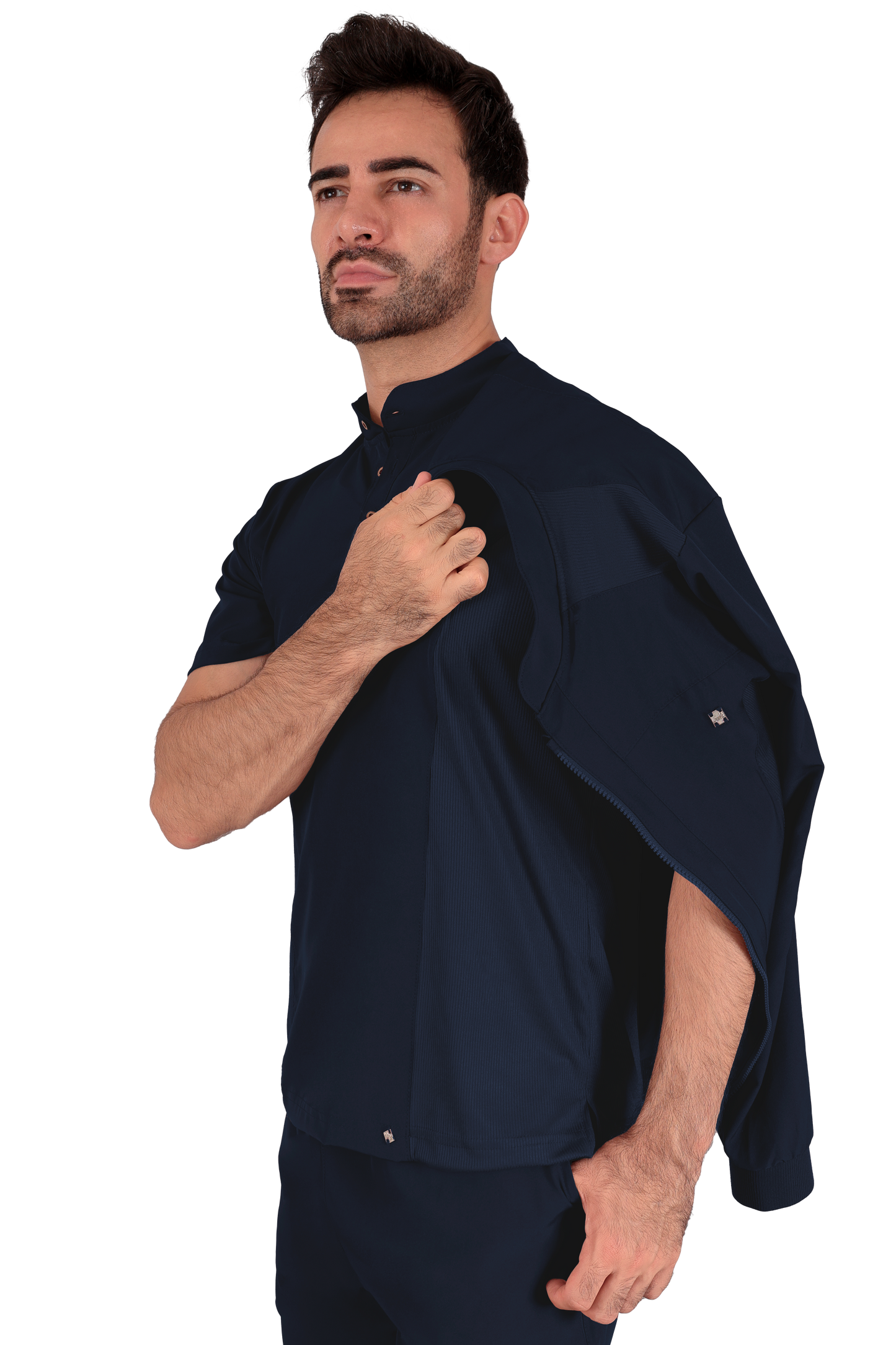 Conjunto Quirurgico Antifluidos corte Recto - Azul Marino 6319-02