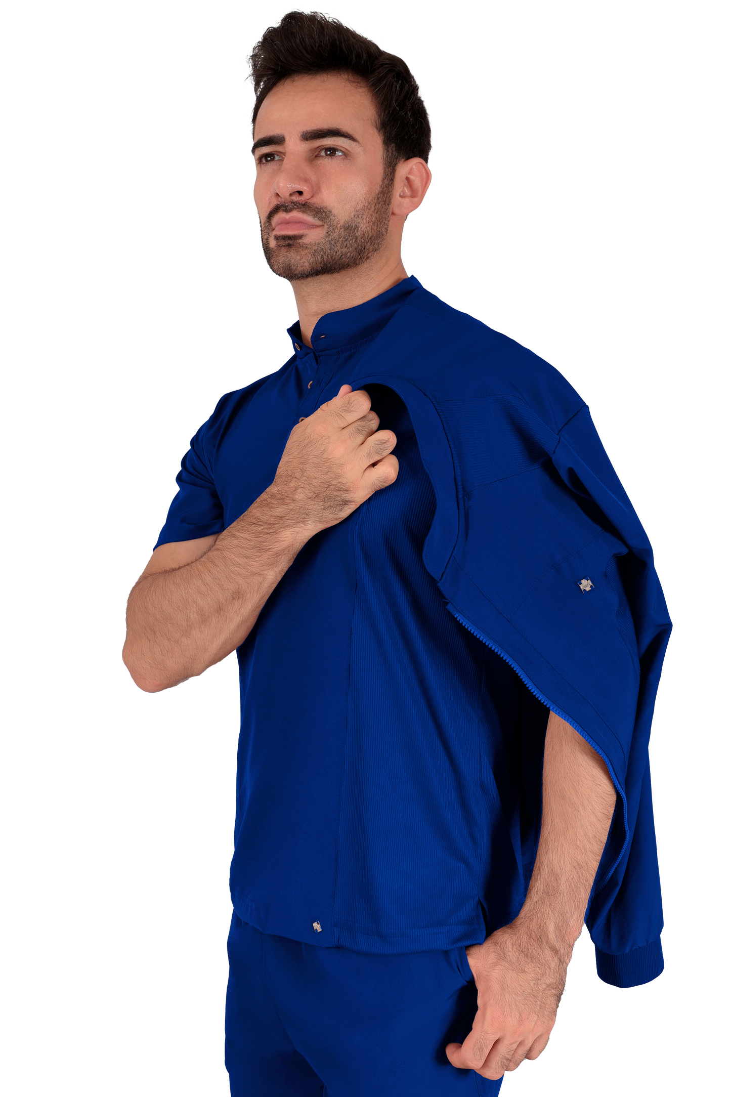 Conjunto Quirurgico Antifluidos corte Recto - Azul Rey 6319-05