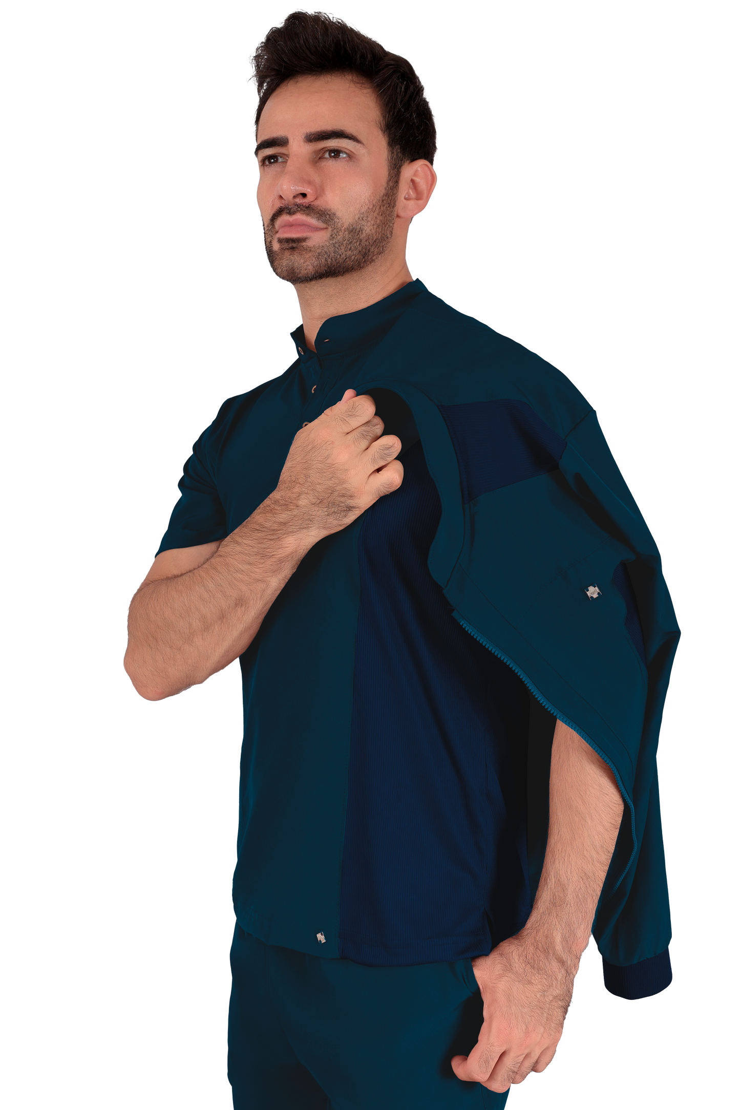 Conjunto Quirurgico Antifluidos corte Recto - Azul Petróleo 6319-03