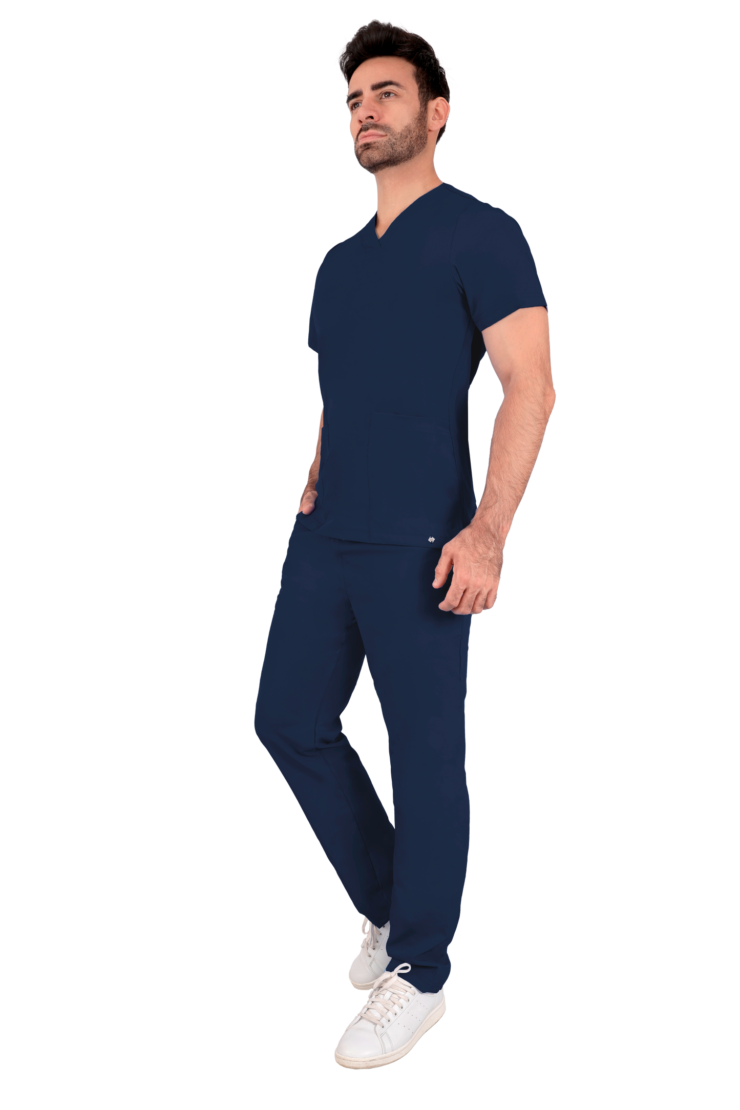 Conjunto Quirurgico Antifluidos corte Recto - Azul Marino