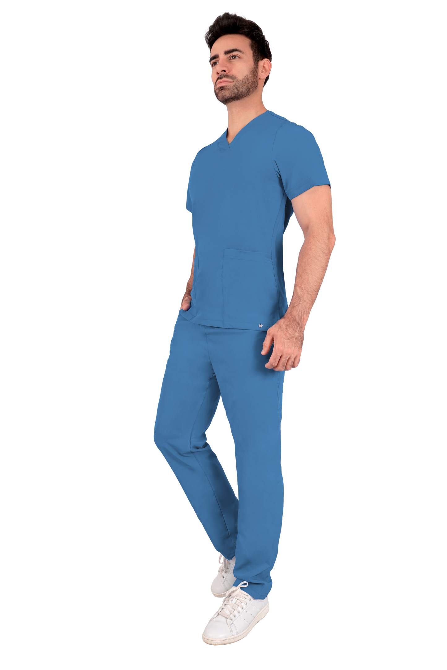 Conjunto Quirurgico Antifluidos corte Recto - Azul
