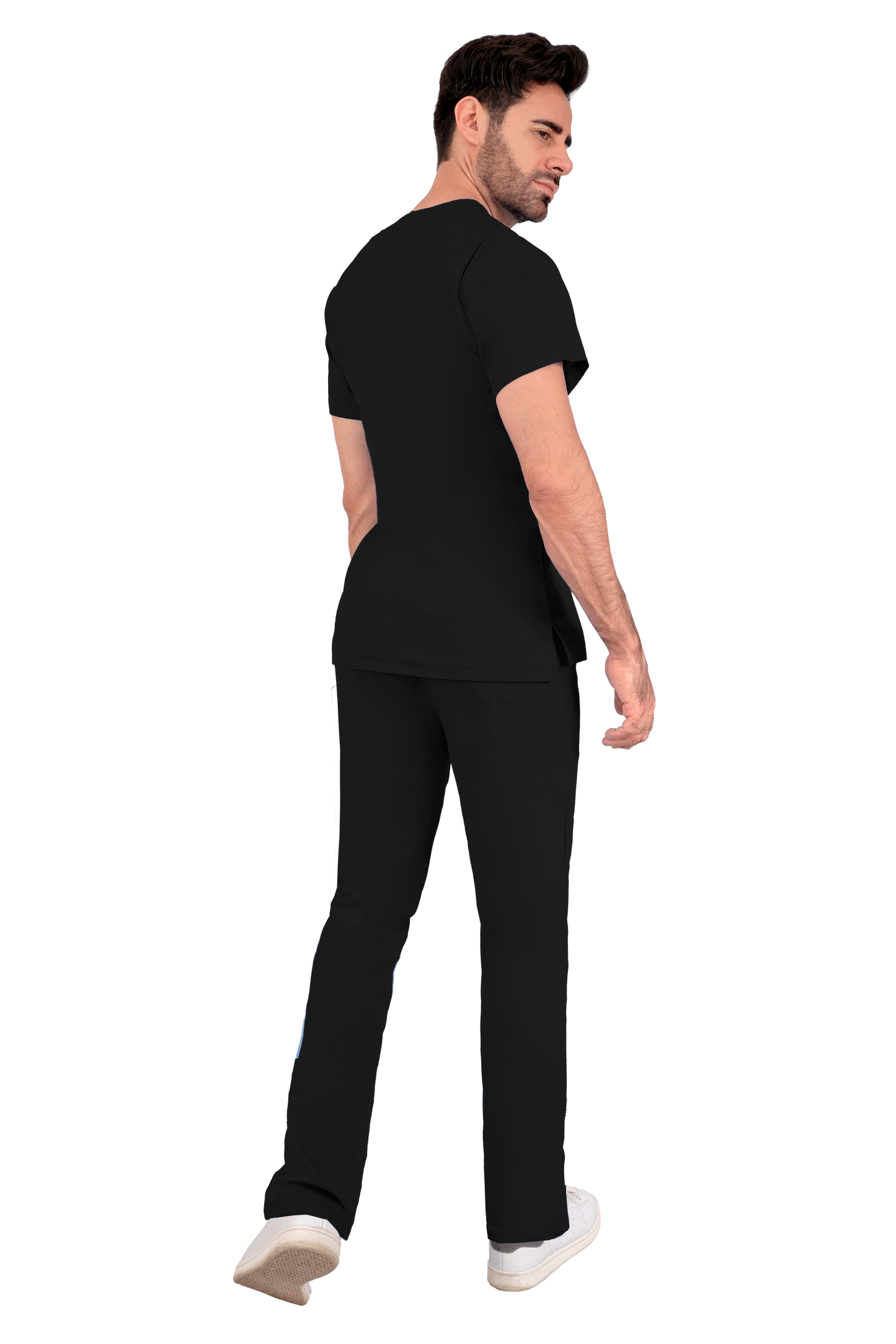 Conjunto Quirurgico Antifluidos corte Recto - Negro