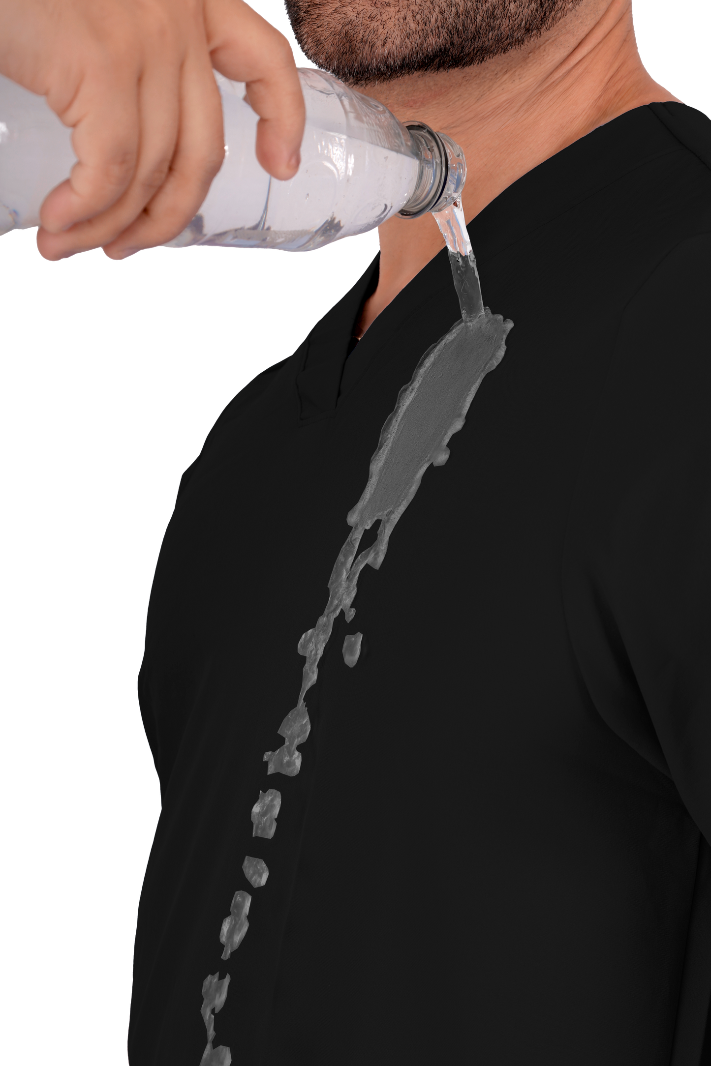 Conjunto Quirurgico Antifluidos corte Recto - Negro