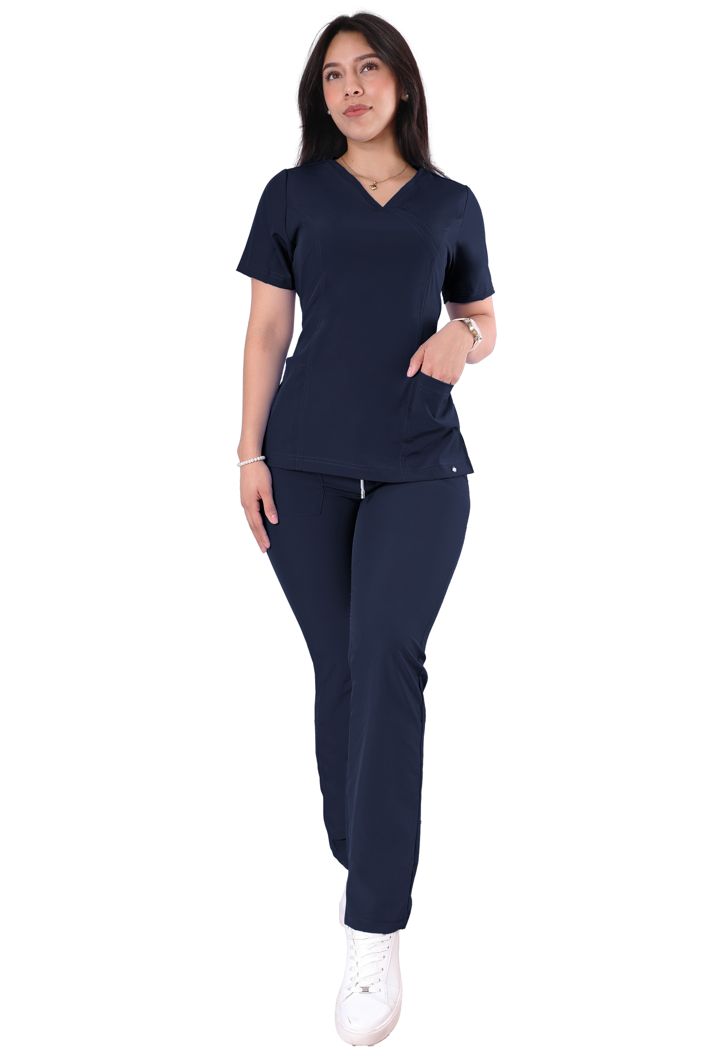 Conjunto Quirurgico Antifluidos corte Recto - Negro