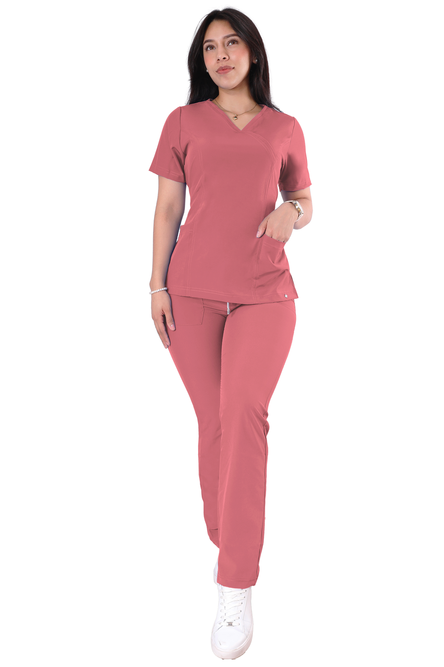 Conjunto Quirurgico Antifluidos corte Recto - Negro