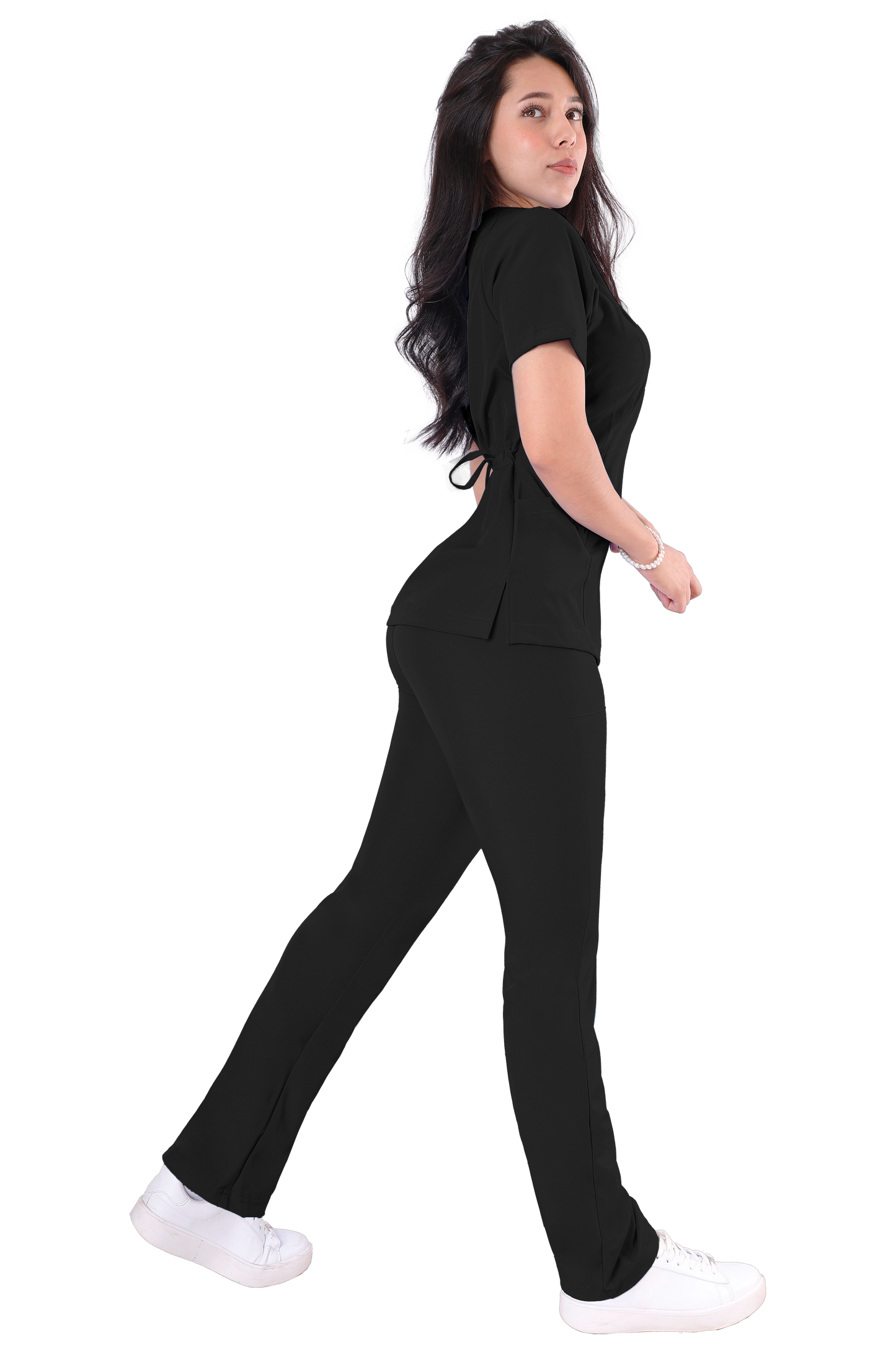 Conjunto Quirurgico Antifluidos corte Recto - Negro