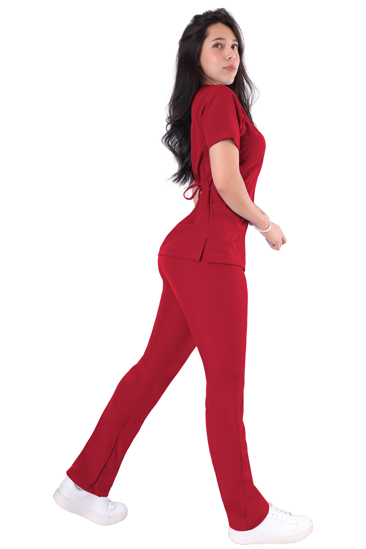 Conjunto Quirurgico Antifluidos corte Recto - 6234-05 Rojo