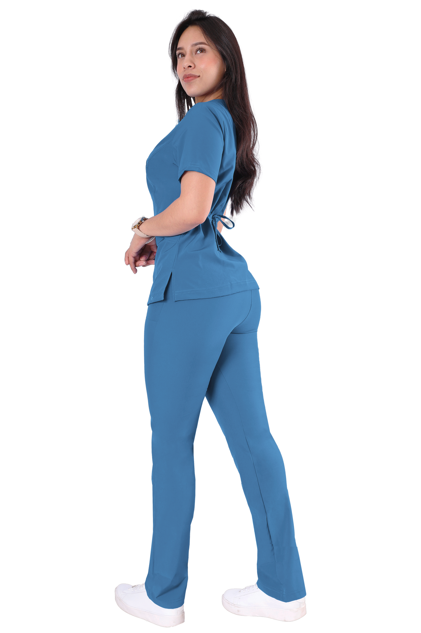 Conjunto Quirurgico Antifluidos corte Recto - Azul 6234-30