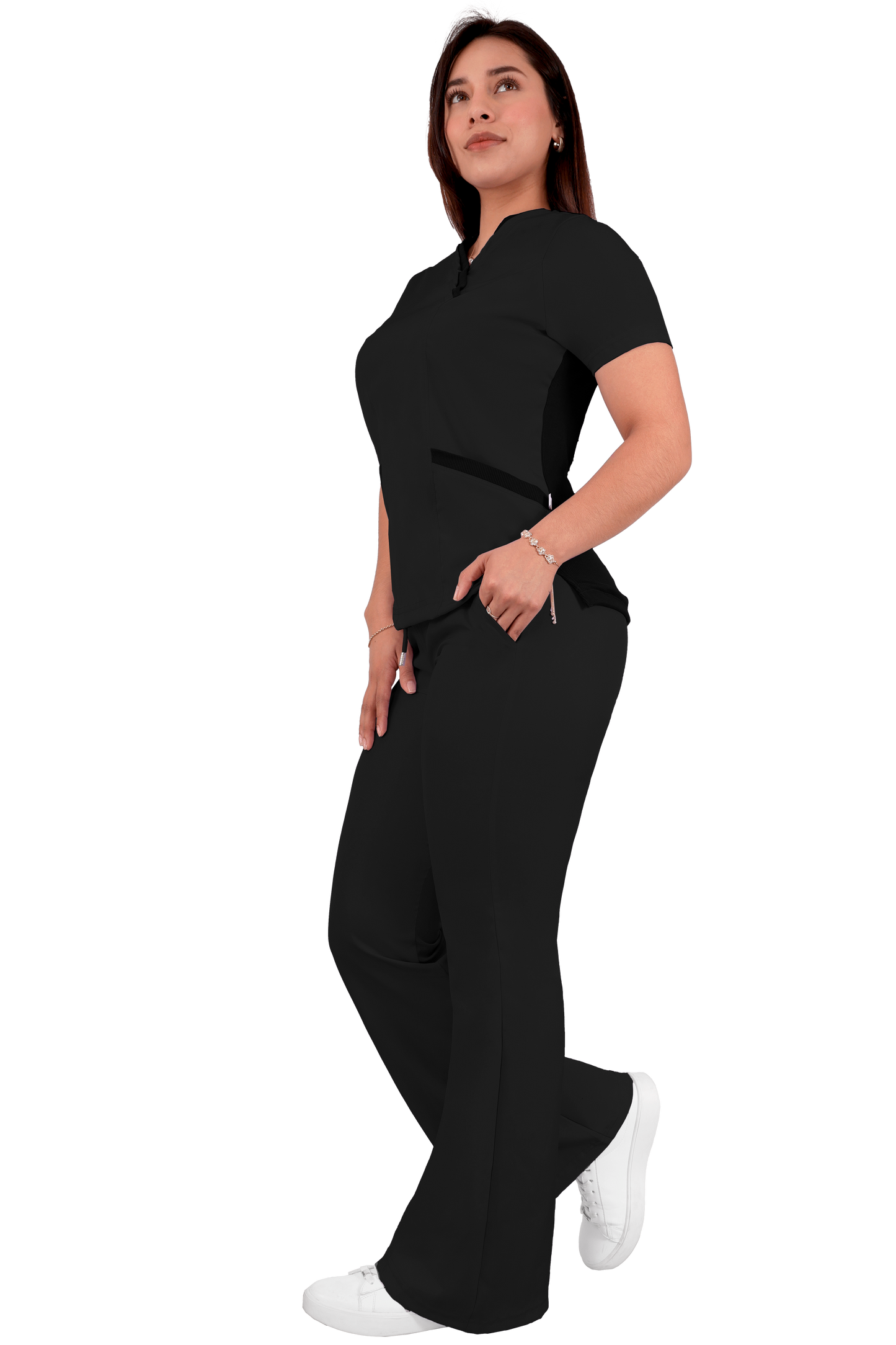 Conjunto Quirurgico Antifluidos corte Recto - Negro 6242-01