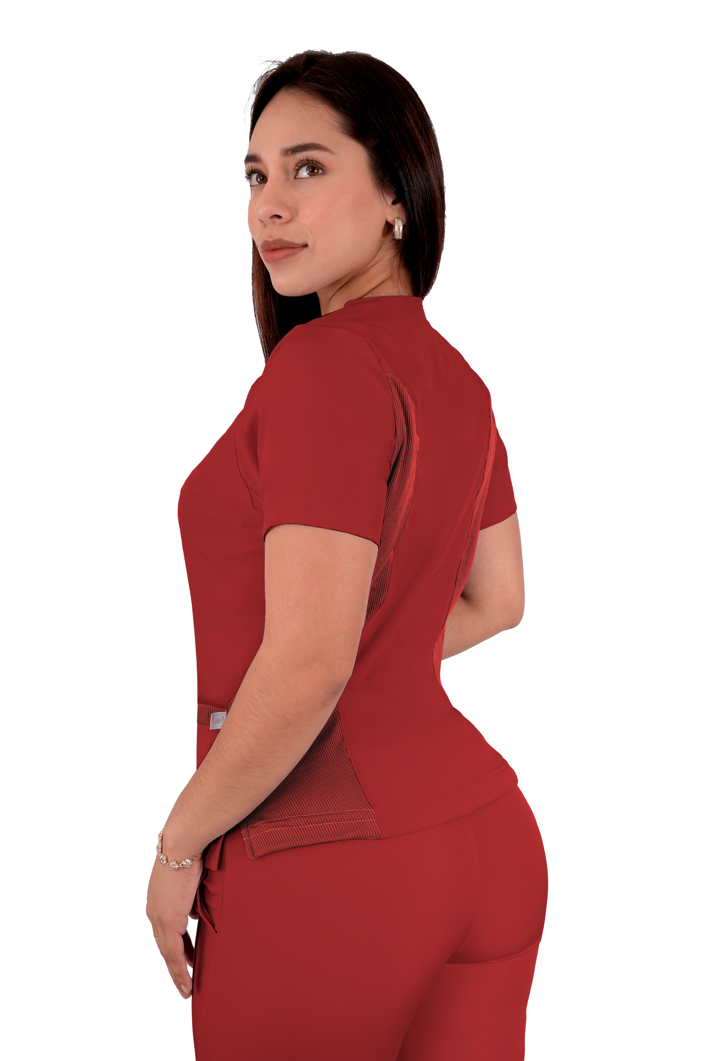 Conjunto Quirurgico Antifluidos corte Recto - Rojo 6242-02