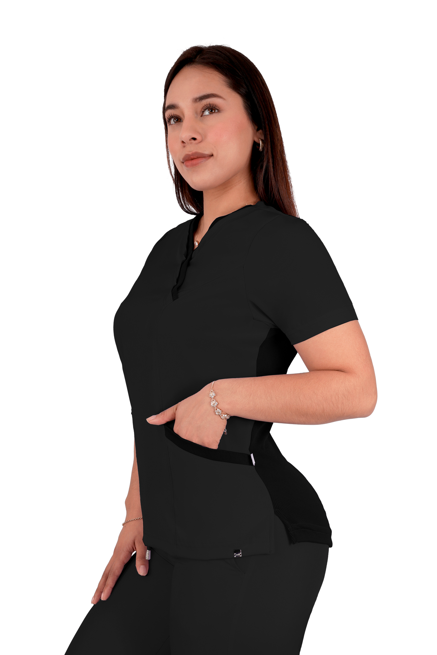Conjunto Quirurgico Antifluidos corte Recto - Negro 6242-01