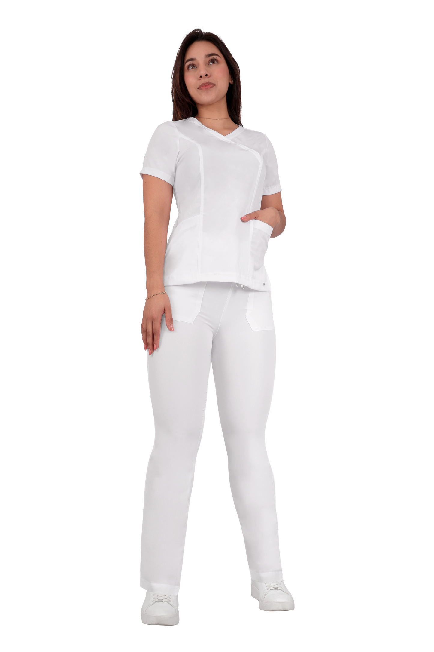 Conjunto Quirurgico Antifluidos corte Recto - Negro