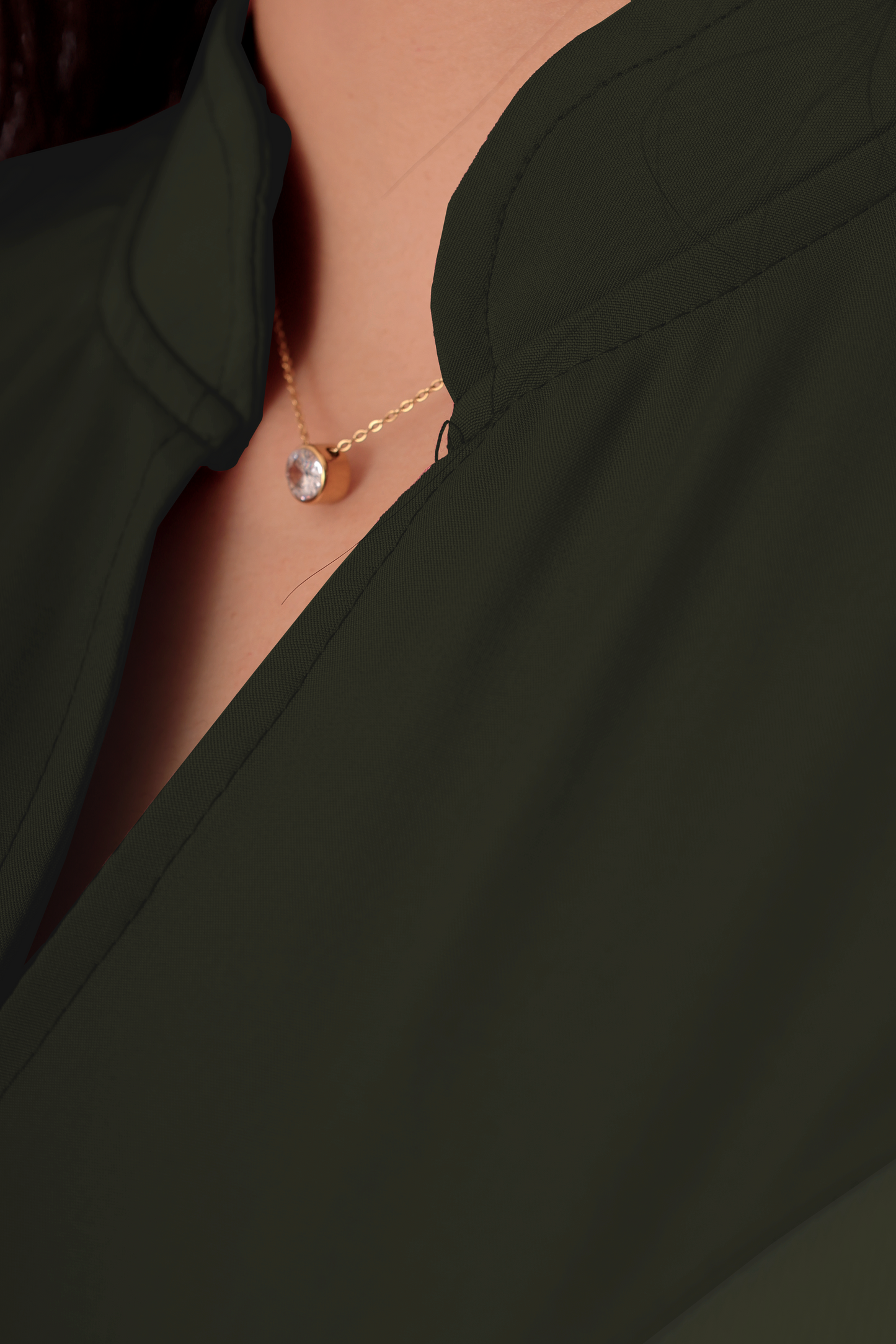 Conjunto Quirurgico Antifluidos corte Recto - Verde Olivo