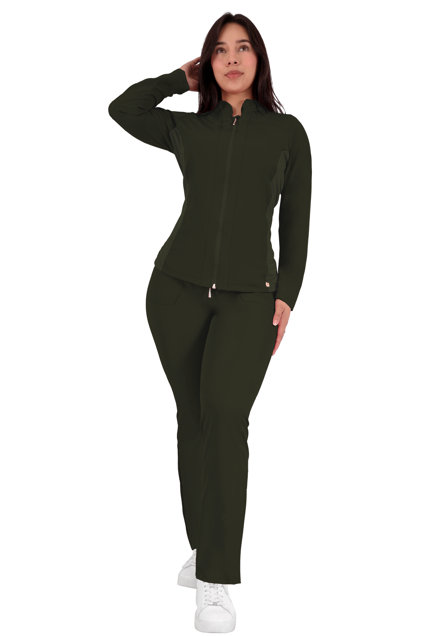 Conjunto Quirurgico Antifluidos corte Recto - Verde Olivo