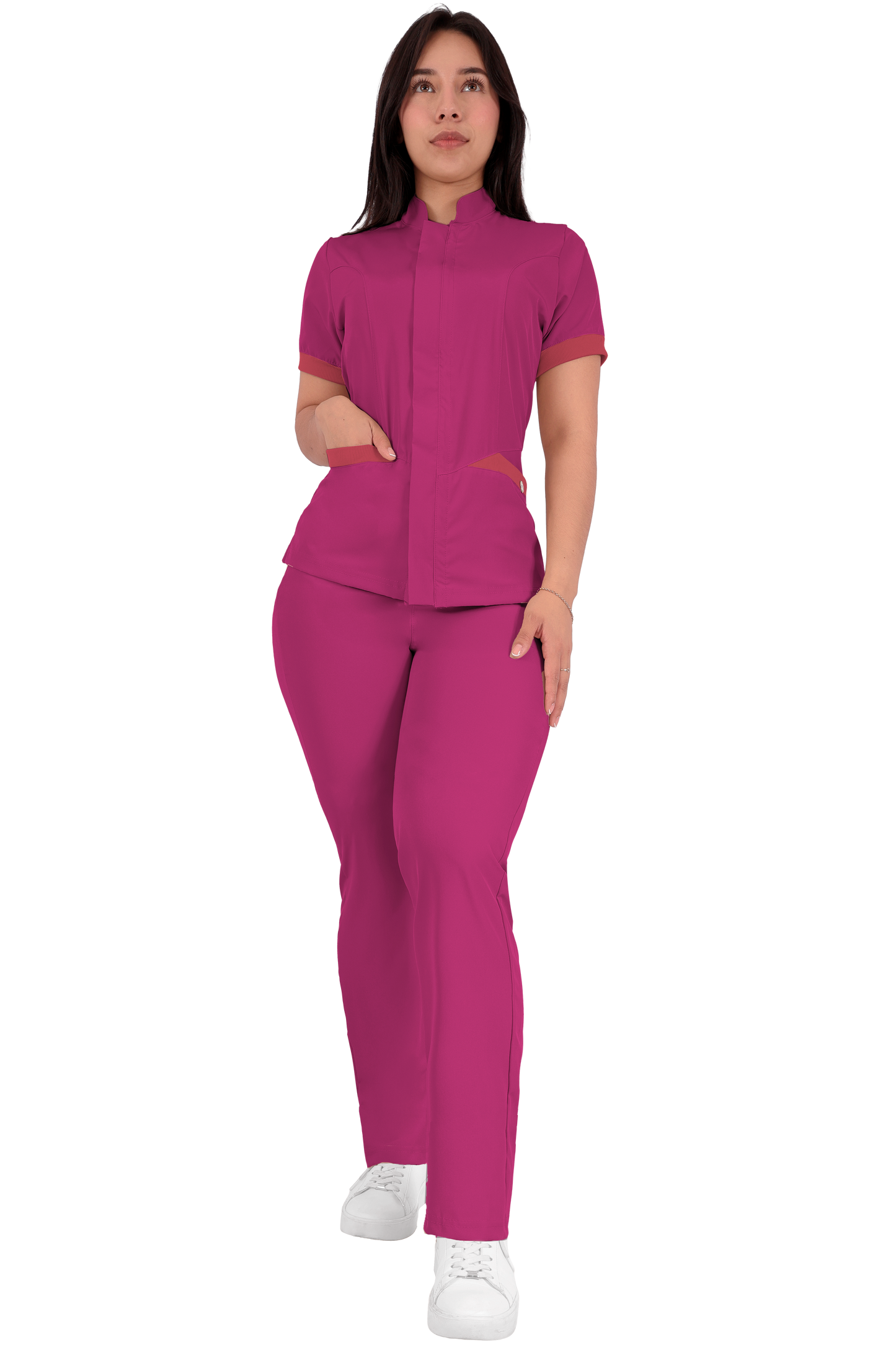Conjunto Quirurgico Antifluidos corte Recto - Morado