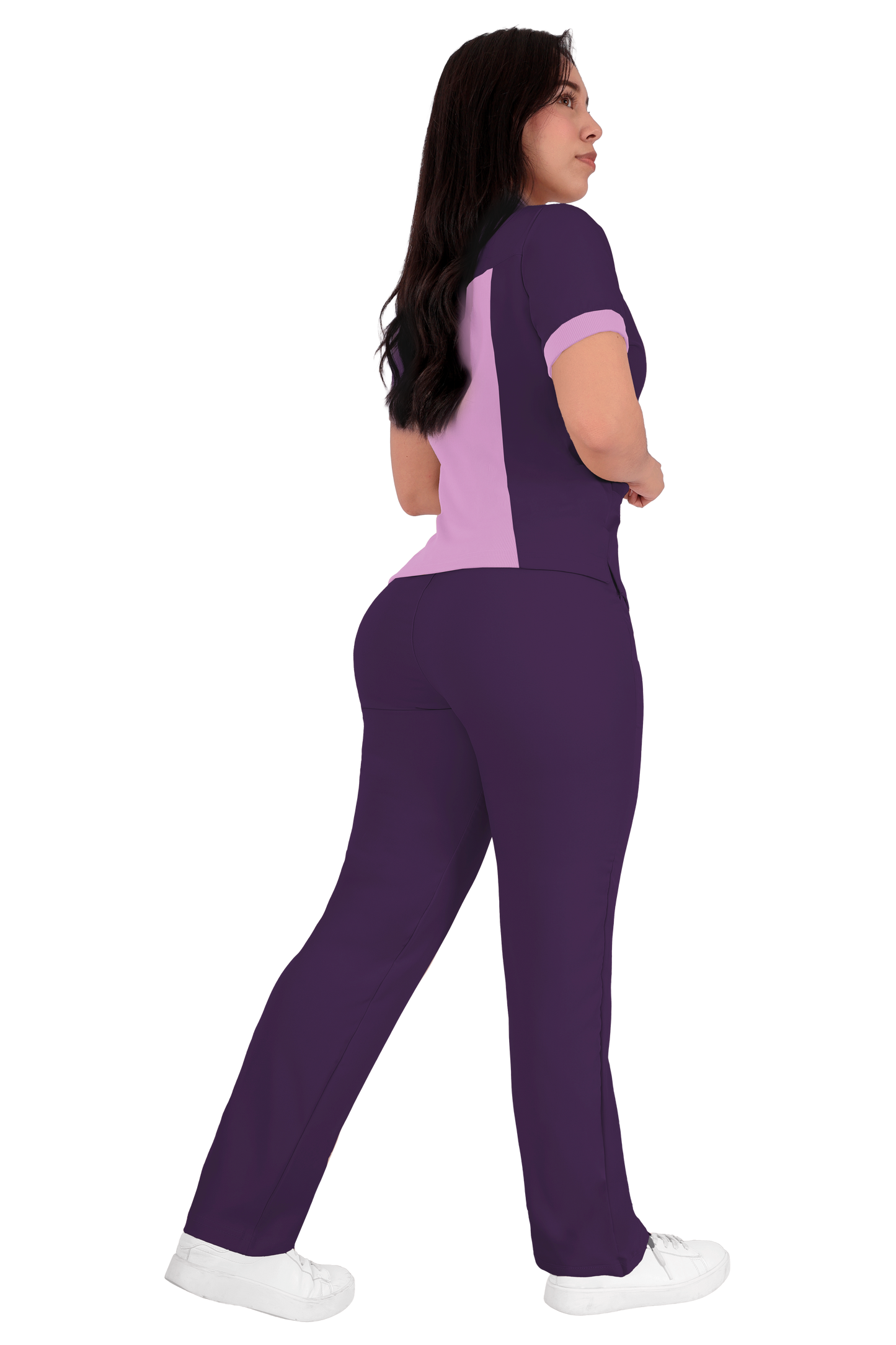 Conjunto Quirurgico Antifluidos corte Recto - Morado