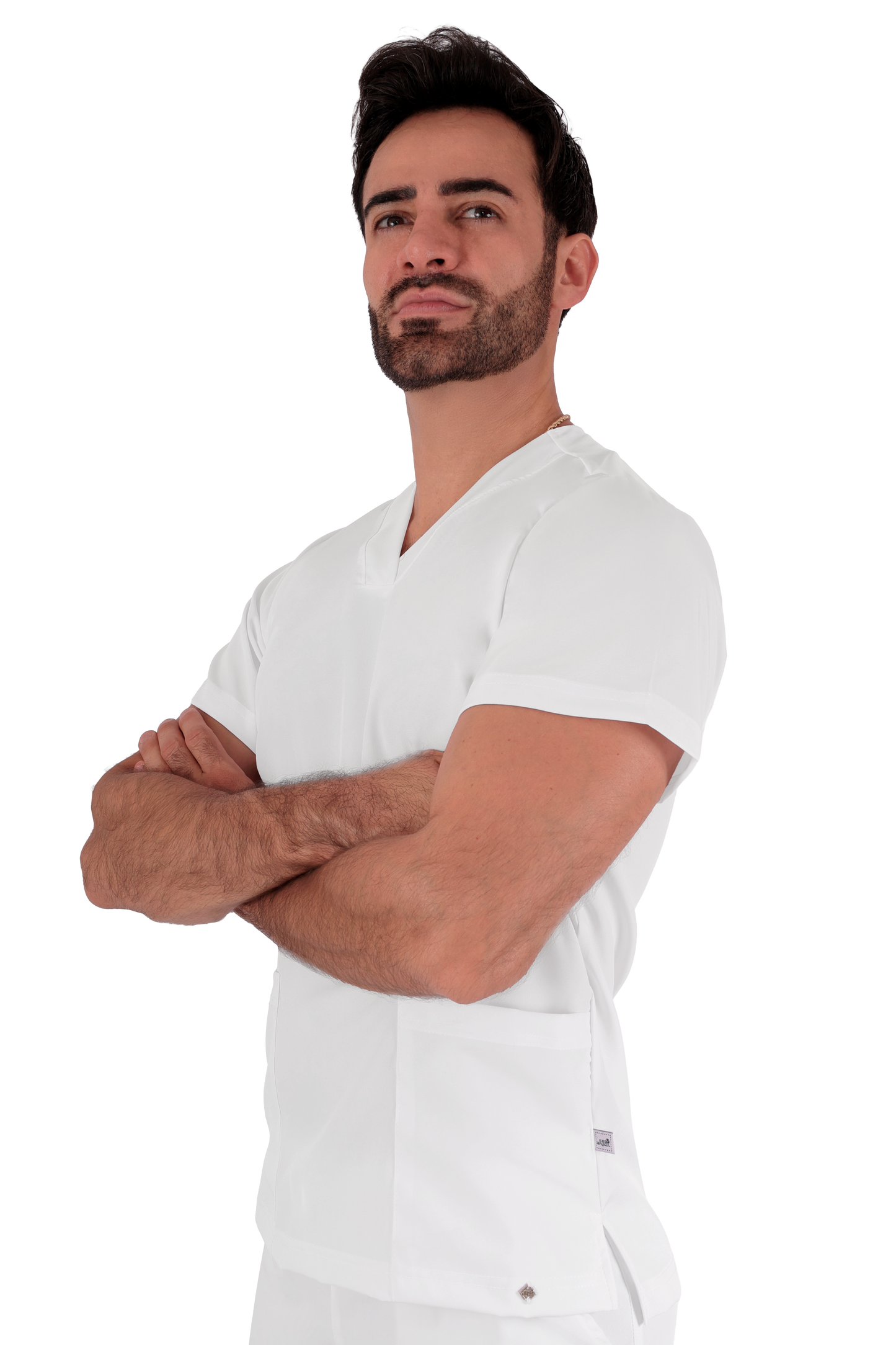 Conjunto Quirurgico Antifluidos corte Recto - Blanco
