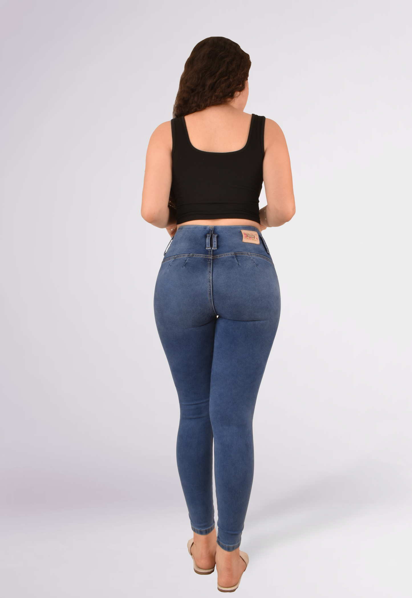 LipoJeans de Talle Alto con Efecto Levanta Cola 3673