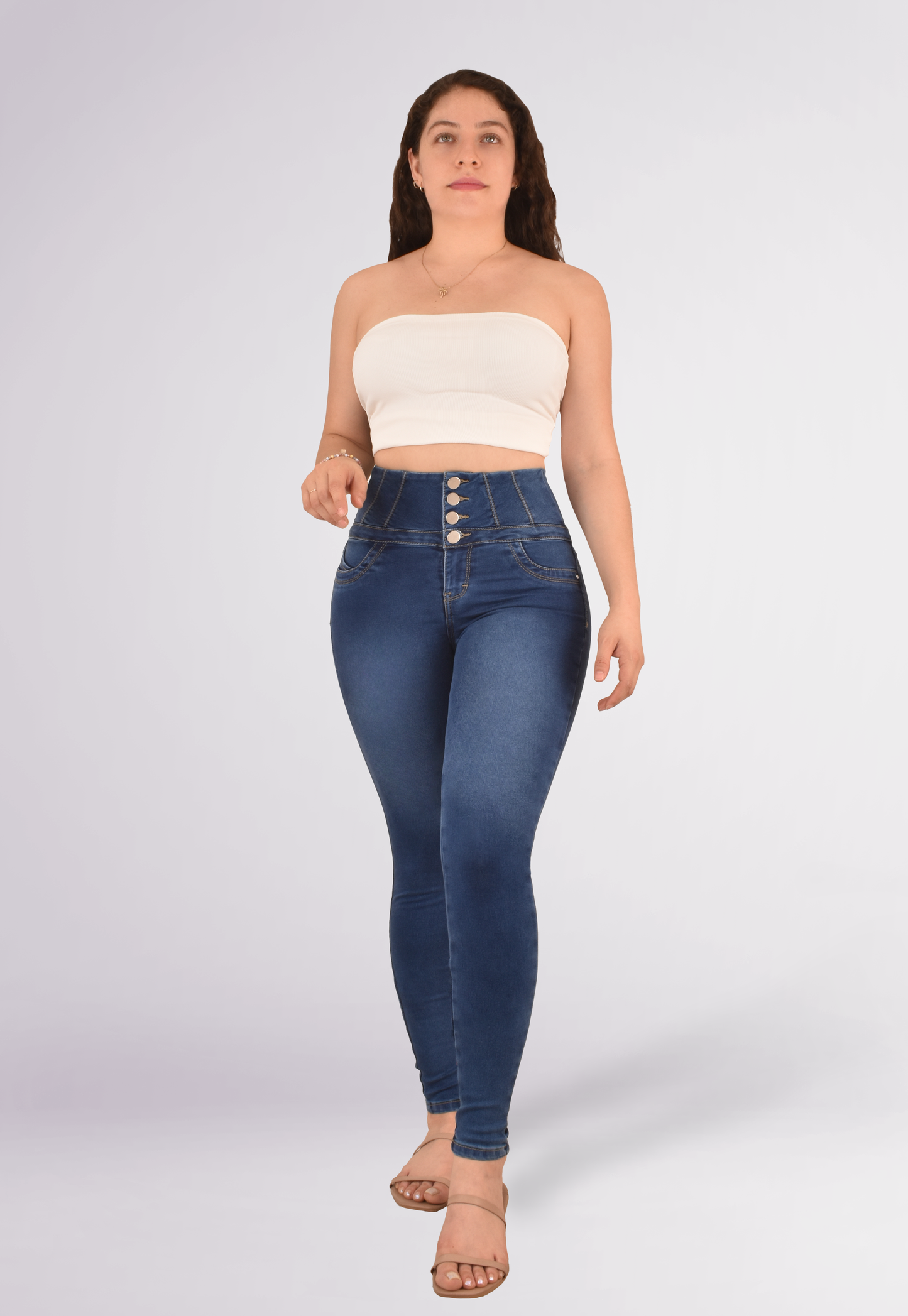 LipoJeans de Talle Alto con Efecto Levanta Cola 3683