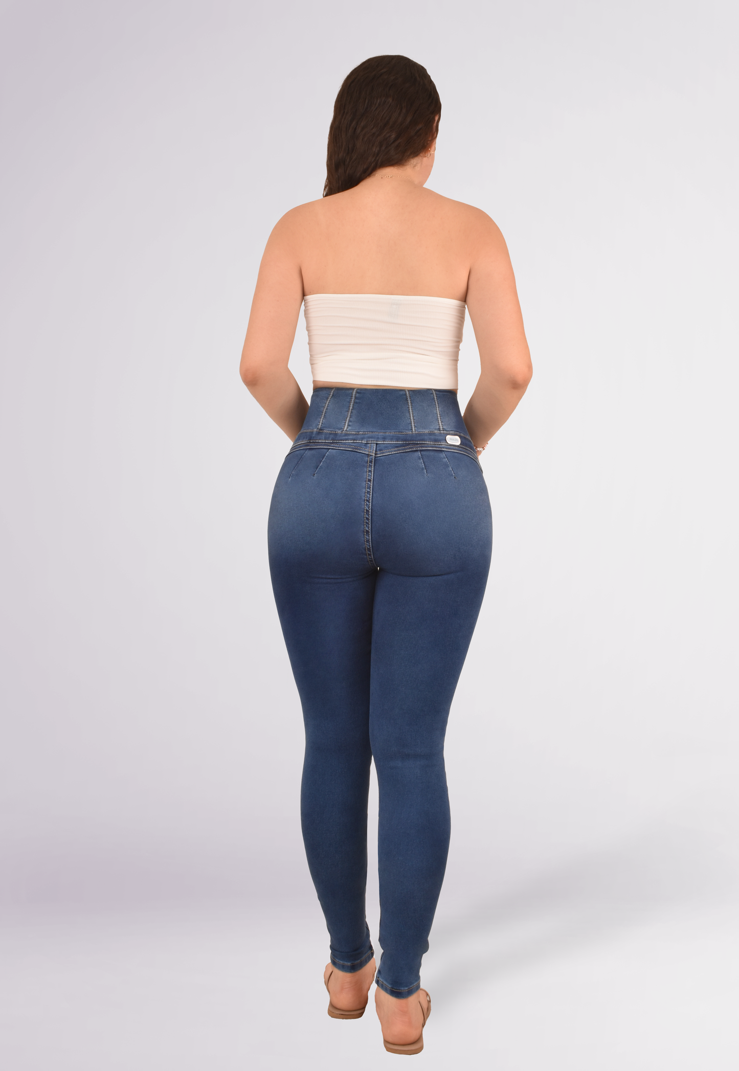 LipoJeans de Talle Alto con Efecto Levanta Cola 3683