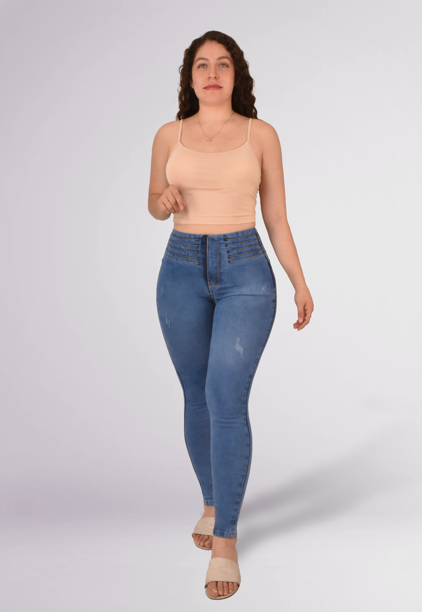 LipoJeans de Talle Alto con Efecto Levanta Cola 3684