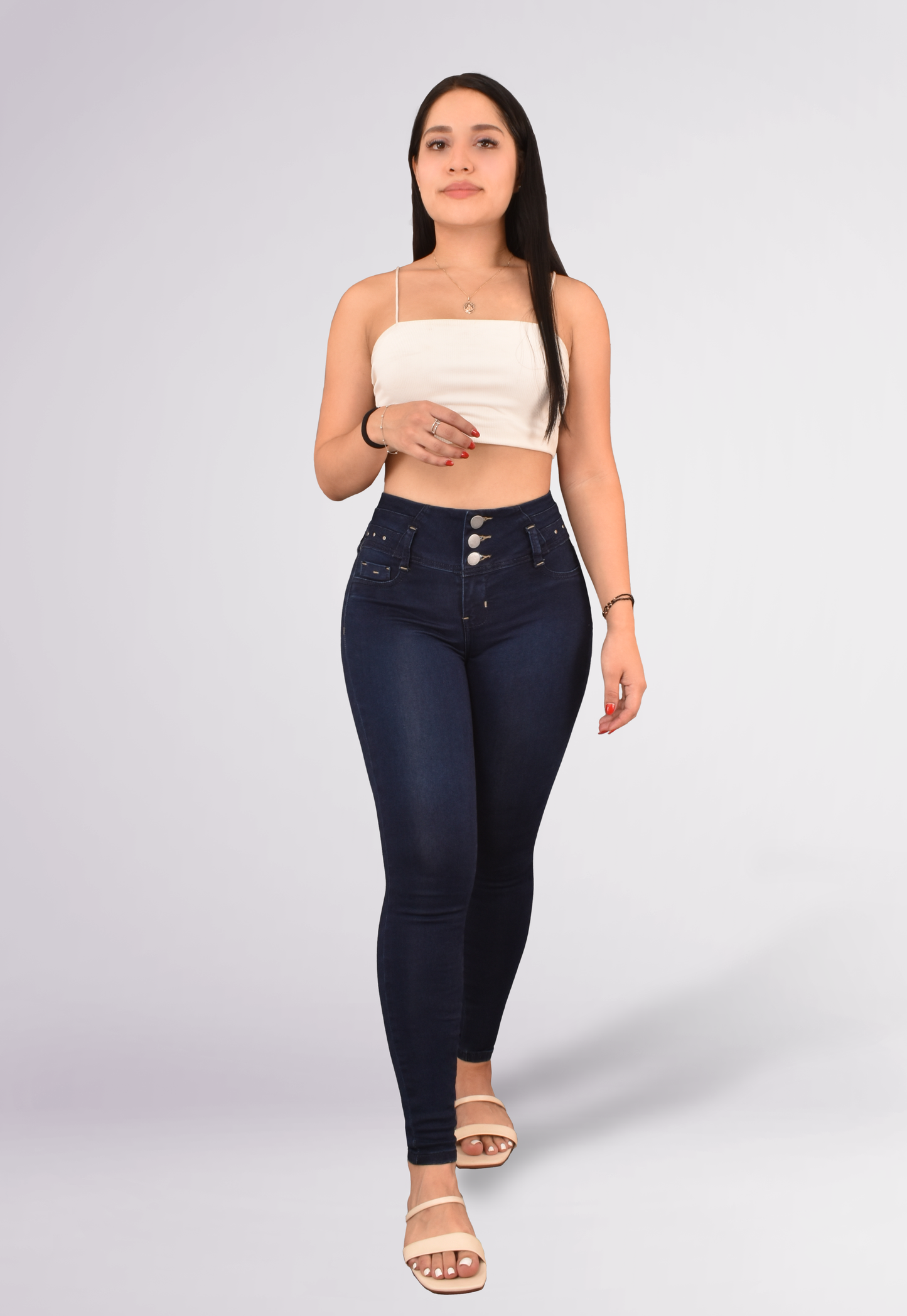 LipoJeans de Talle Alto con Efecto Levanta Cola 3703