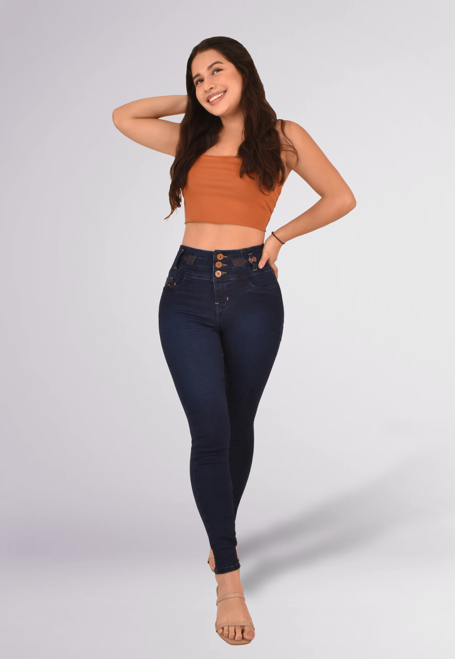 LipoJeans de Talle Alto con Efecto Levanta Cola 3724