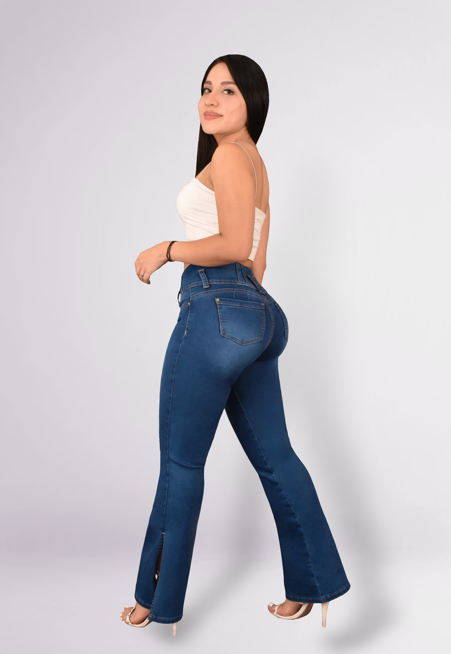 LipoJeans de Talle Alto con Efecto Levanta Cola 3741