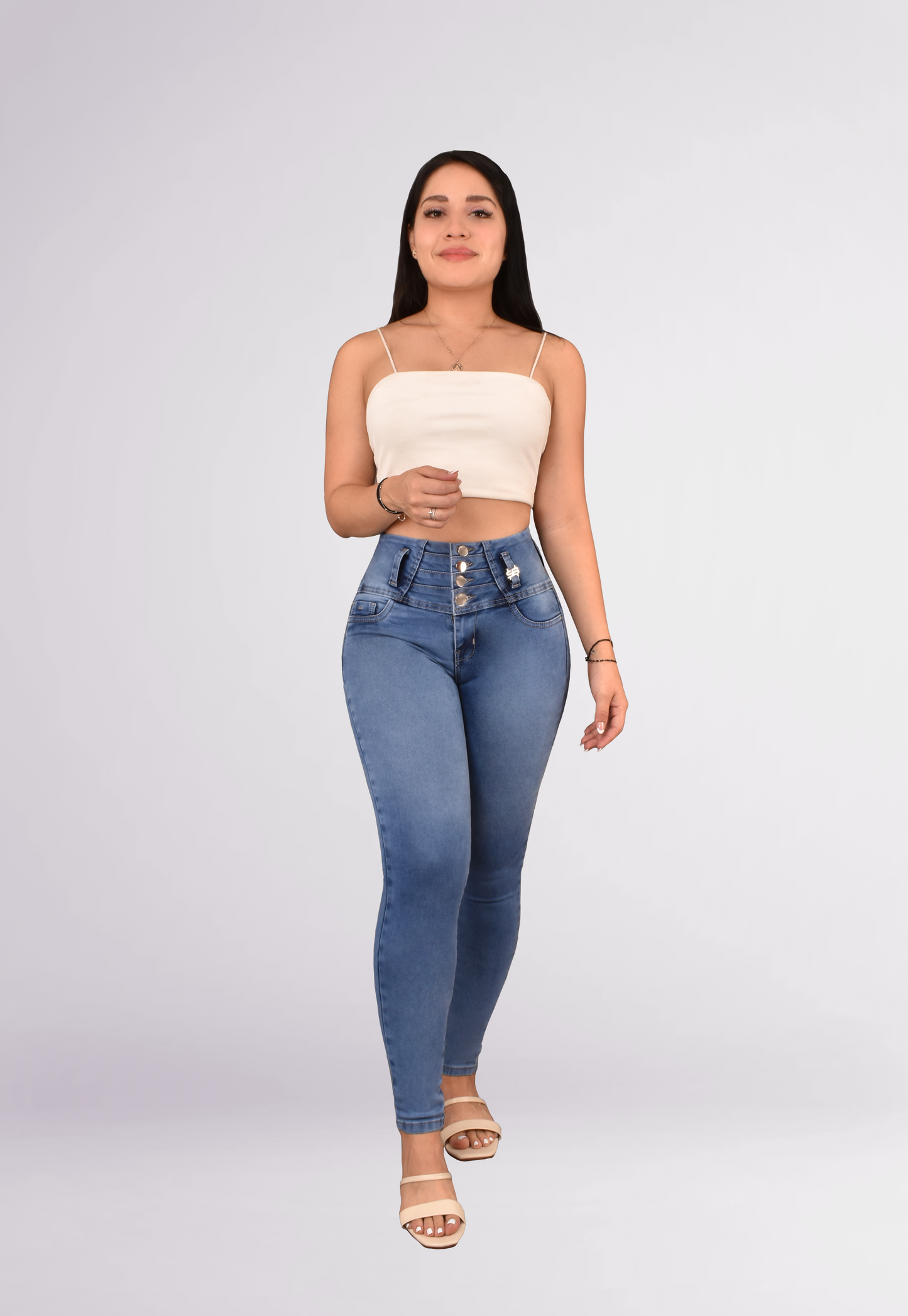 LipoJeans de Talle Alto con Efecto Levanta Cola 3750