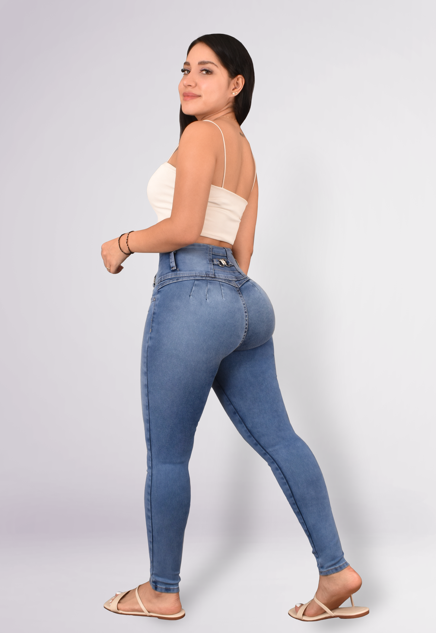 LipoJeans de Talle Alto con Efecto Levanta Cola 3750