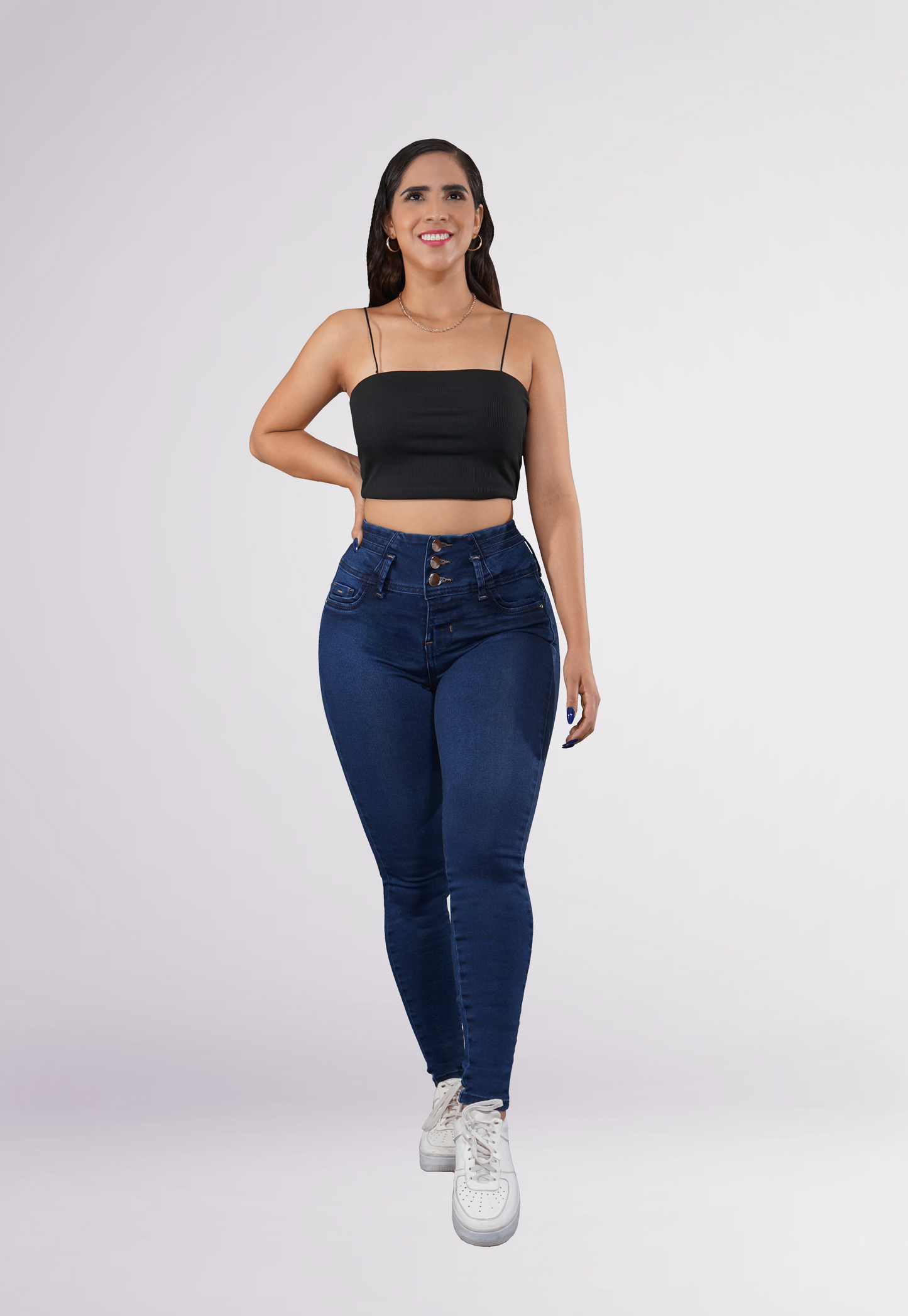 LipoJeans de Talle Alto con Efecto Levanta Cola 3765