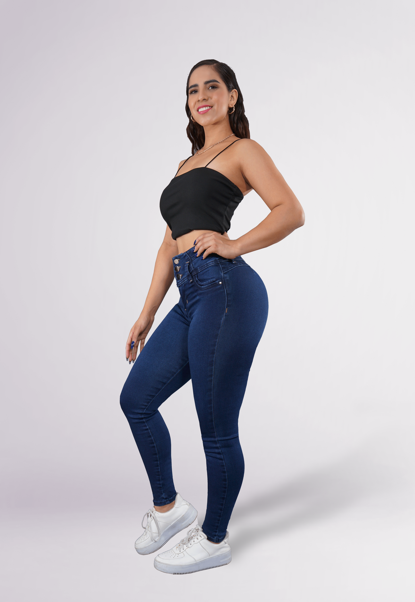 LipoJeans de Talle Alto con Efecto Levanta Cola 3765