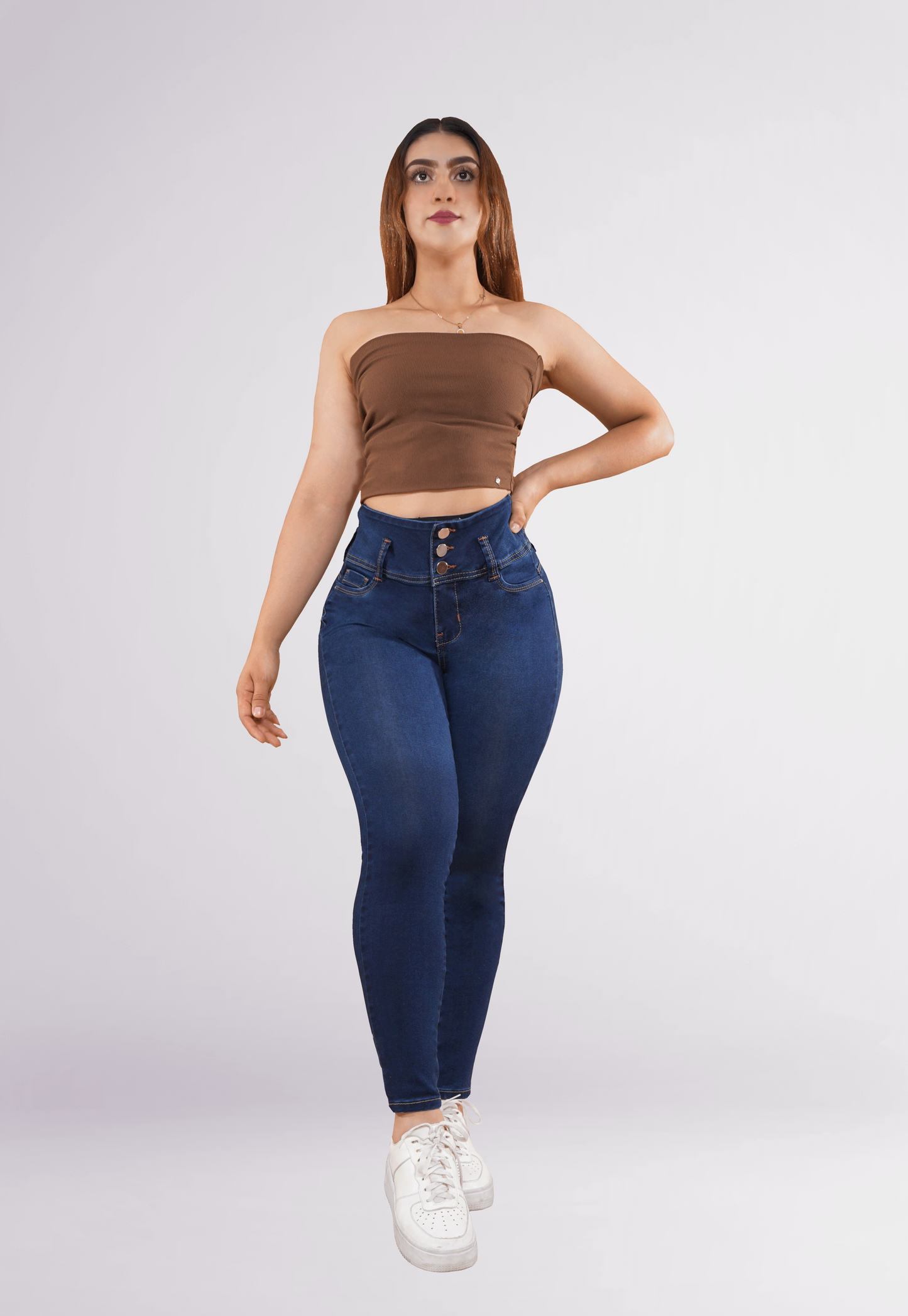 LipoJeans de Talle Alto con Efecto Levanta Cola 3768