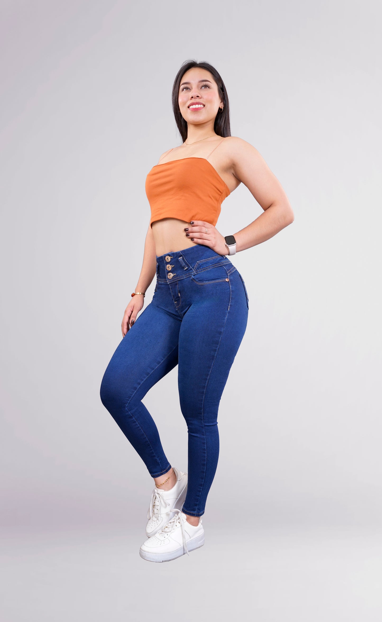 LipoJeans de Talle Alto con Efecto Levanta Cola 3776