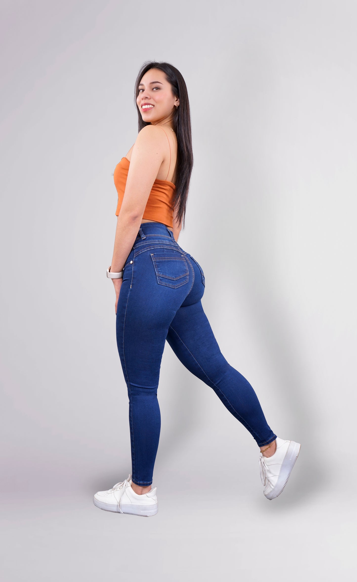 LipoJeans de Talle Alto con Efecto Levanta Cola 3776