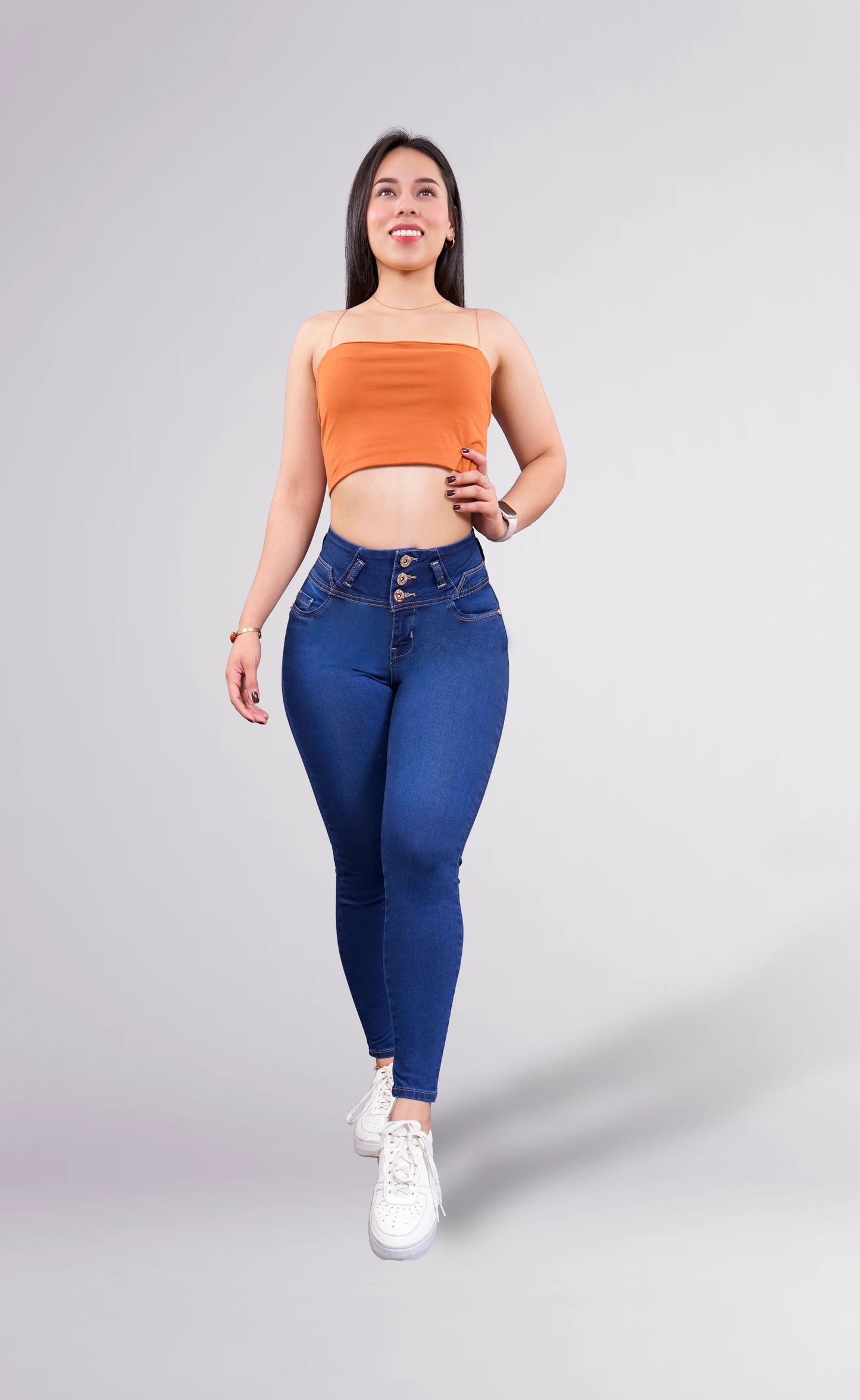 LipoJeans de Talle Alto con Efecto Levanta Cola 3776