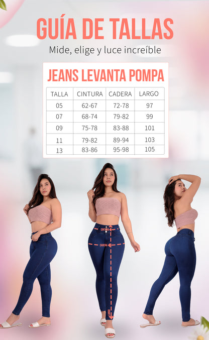 Jeans Levanta Glúteos 3978-02