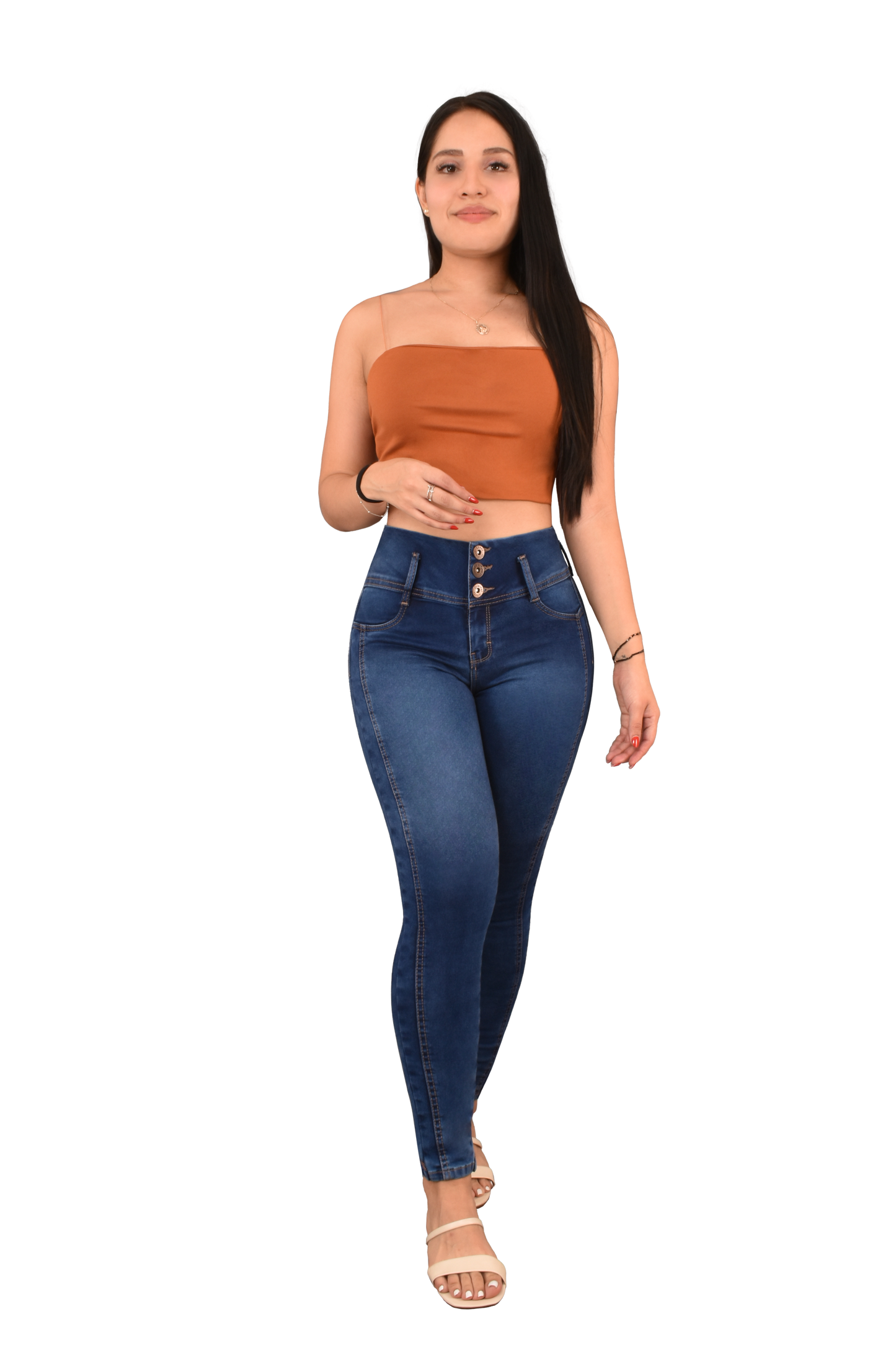 LipoJeans de Talle Alto con Efecto Levanta Cola 3674