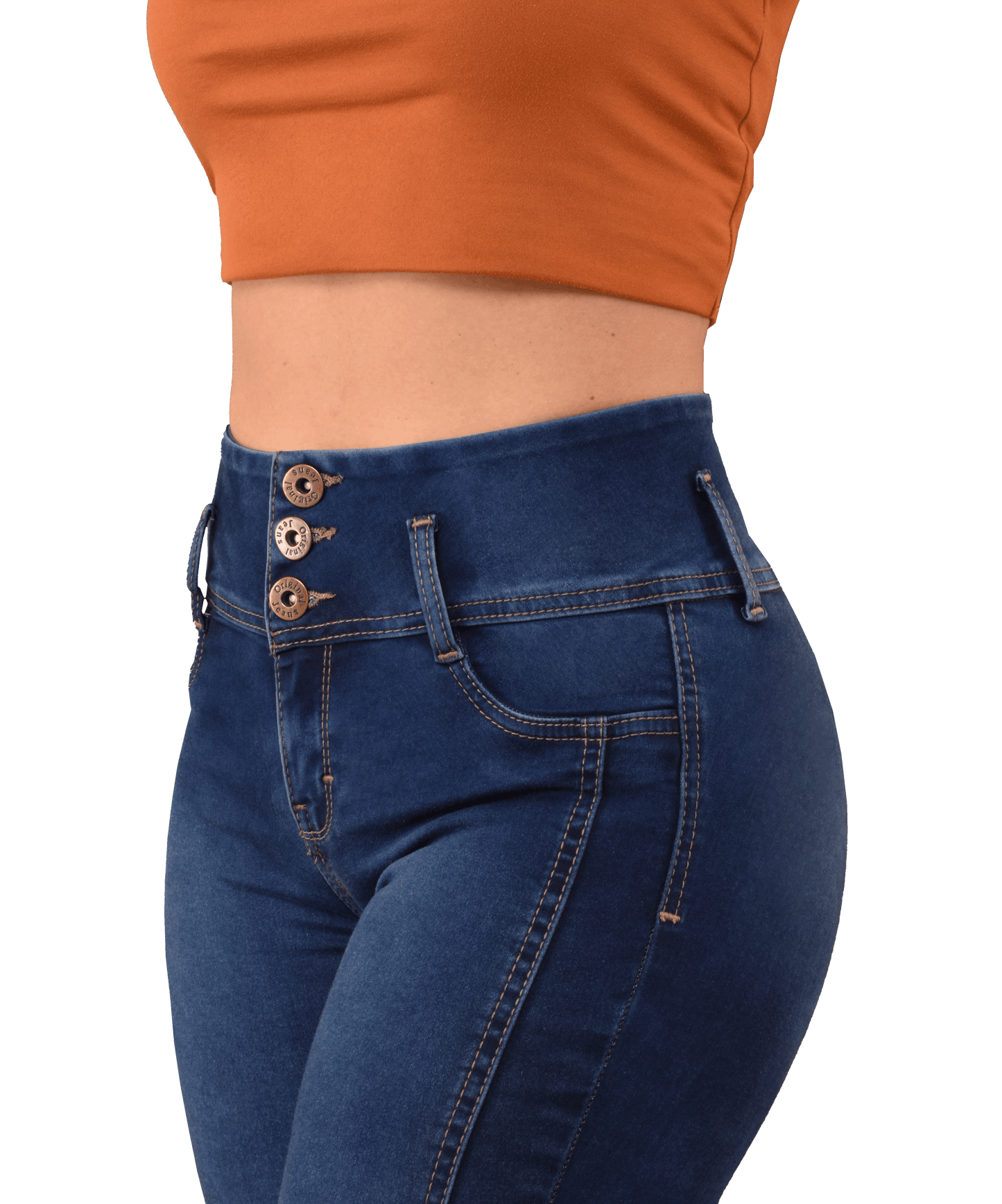 LipoJeans de Talle Alto con Efecto Levanta Cola 3674