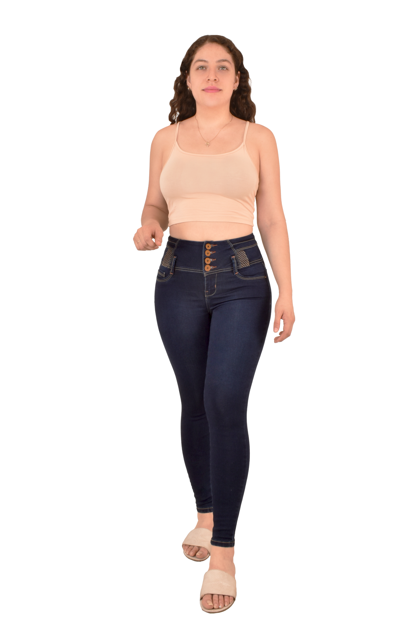 LipoJeans de Talle Alto con Efecto Levanta Cola 3702