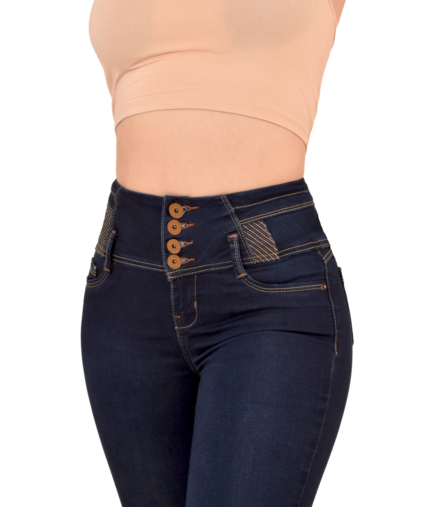 LipoJeans de Talle Alto con Efecto Levanta Cola 3702